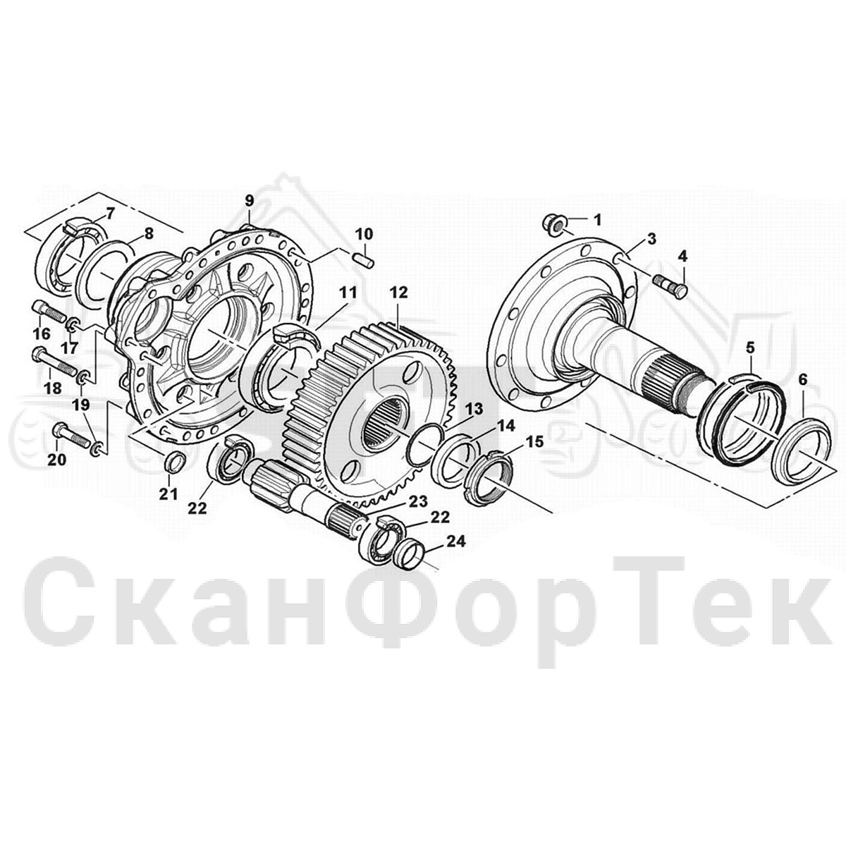 Редуктор ступицы | СканФорТек