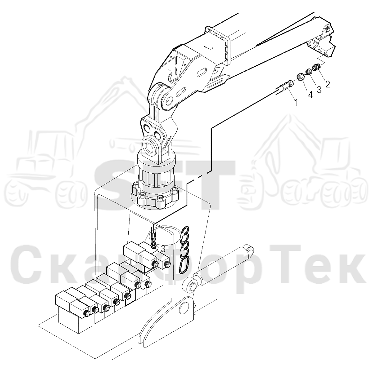 Корчевка пней 998/CRC15 | СканФорТек