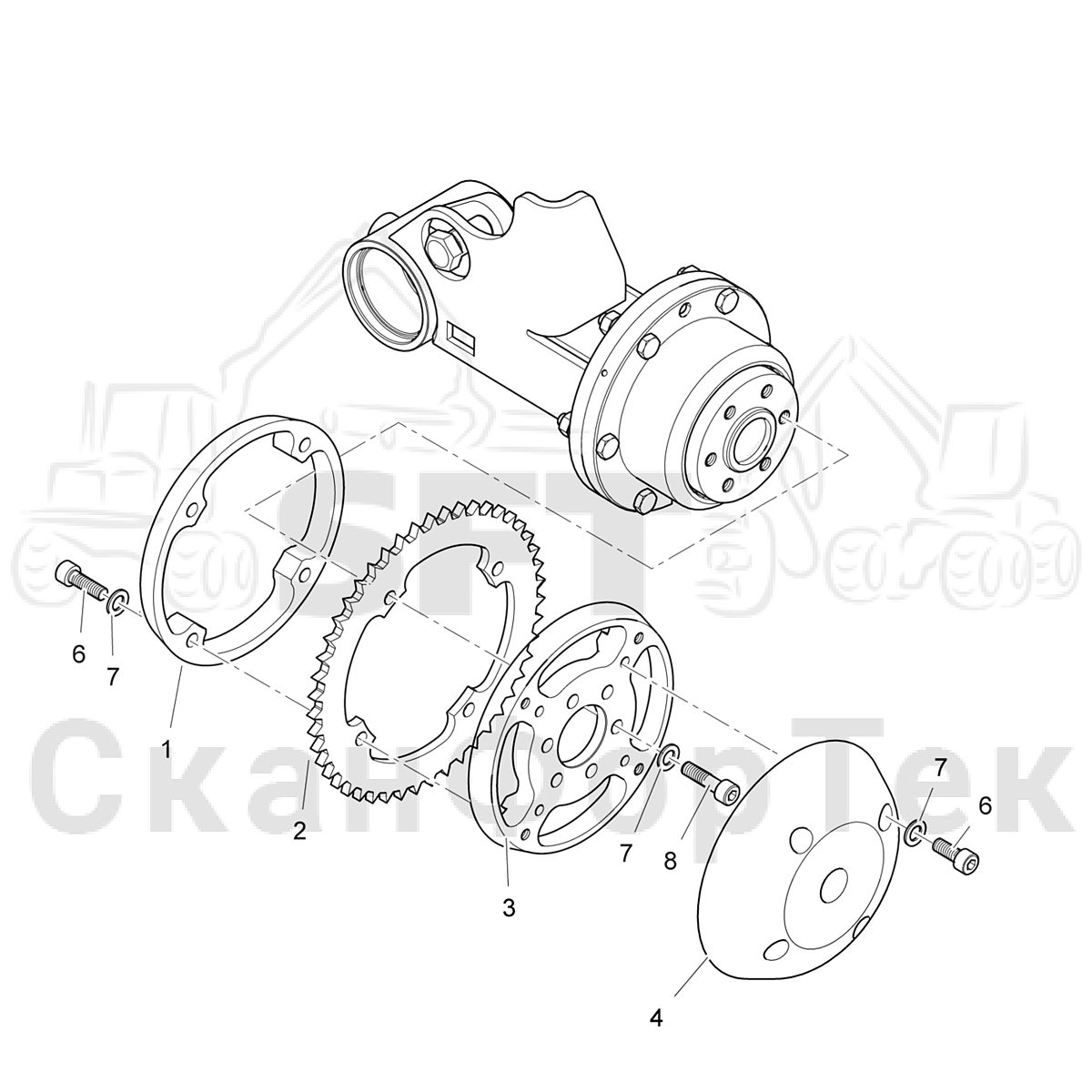 Мерный ролик 6mm - 47 Зубья | СканФорТек