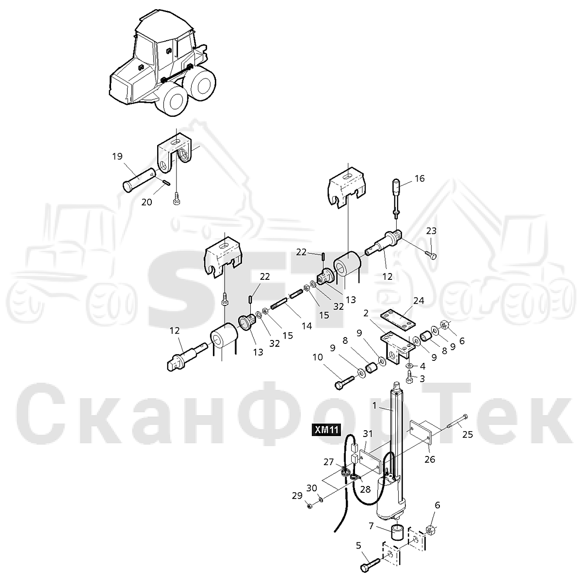 Установка кабины 310461- | СканФорТек