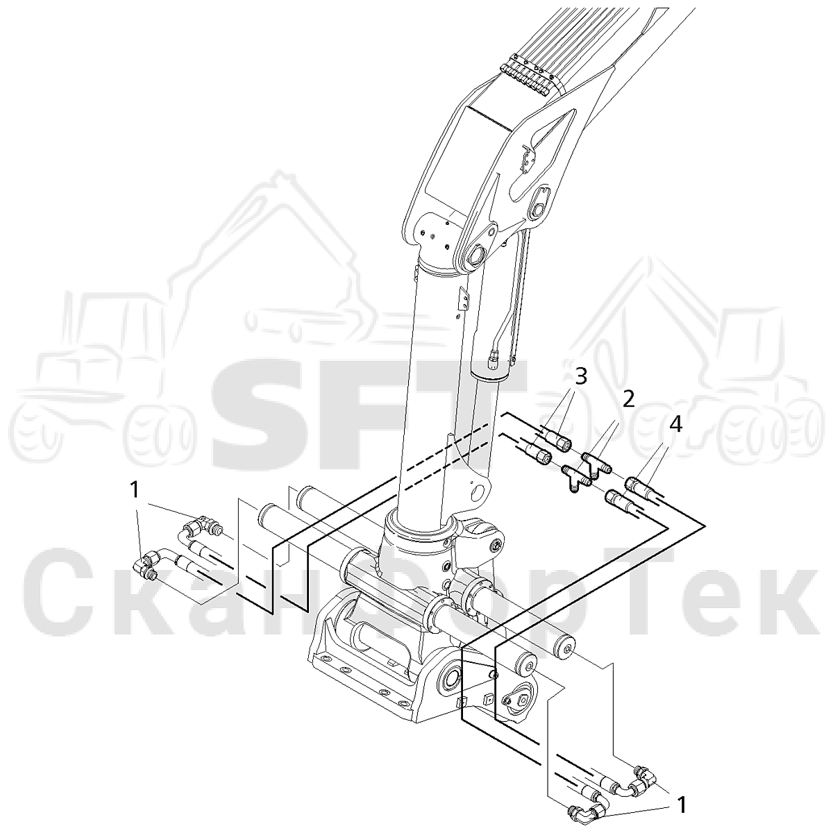 Система поворотного механизма Гидравлика | СканФорТек