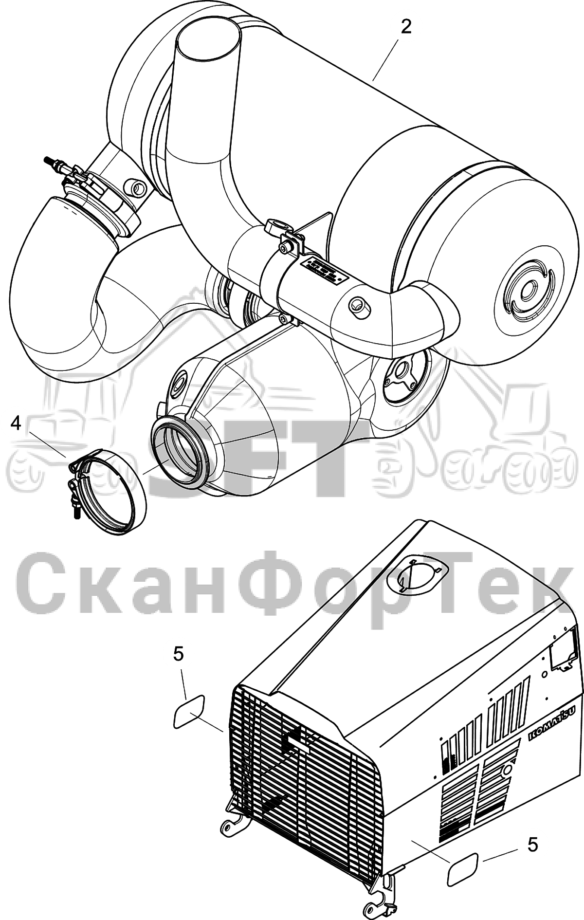 Выхлопная система | СканФорТек