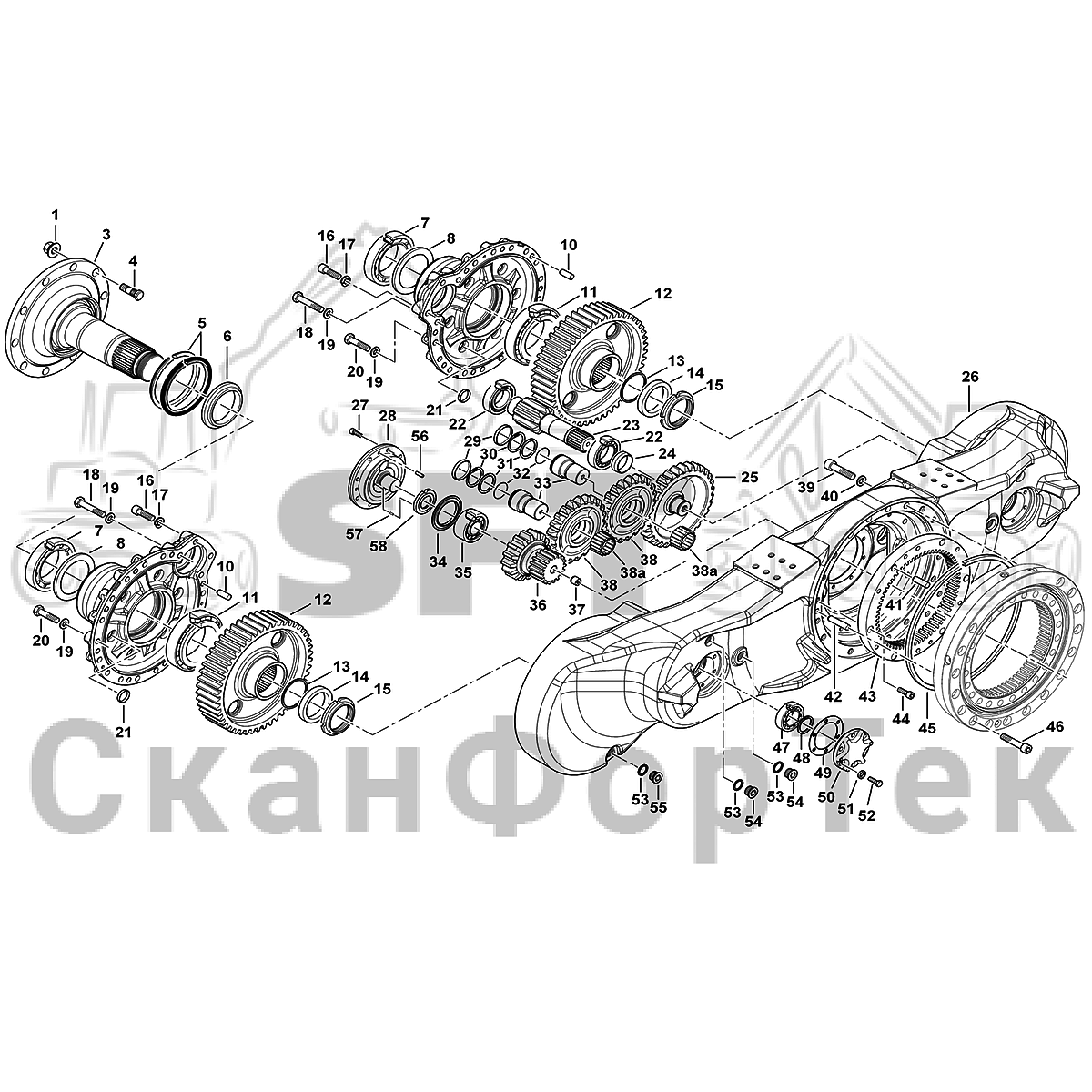 Корпус каретки | СканФорТек