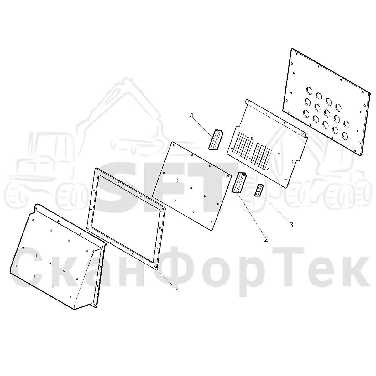 Блок компьютера -11752 | СканФорТек