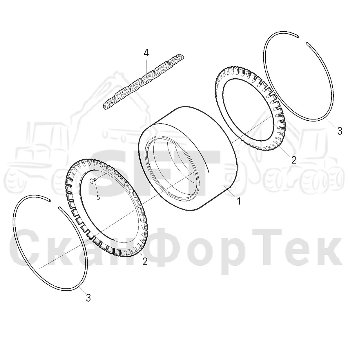 Подающий ролик, Reco | СканФорТек