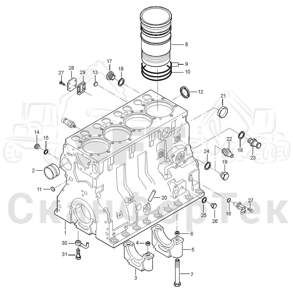 Блок цилиндров | СканФорТек
