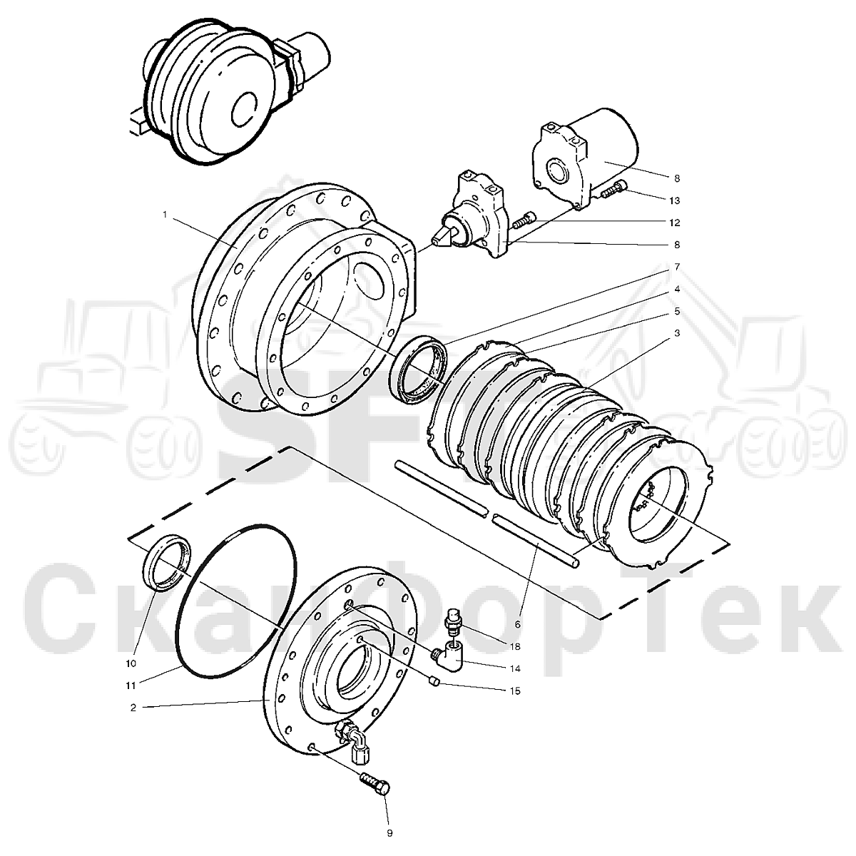 Тормозная коробка -310376 | СканФорТек