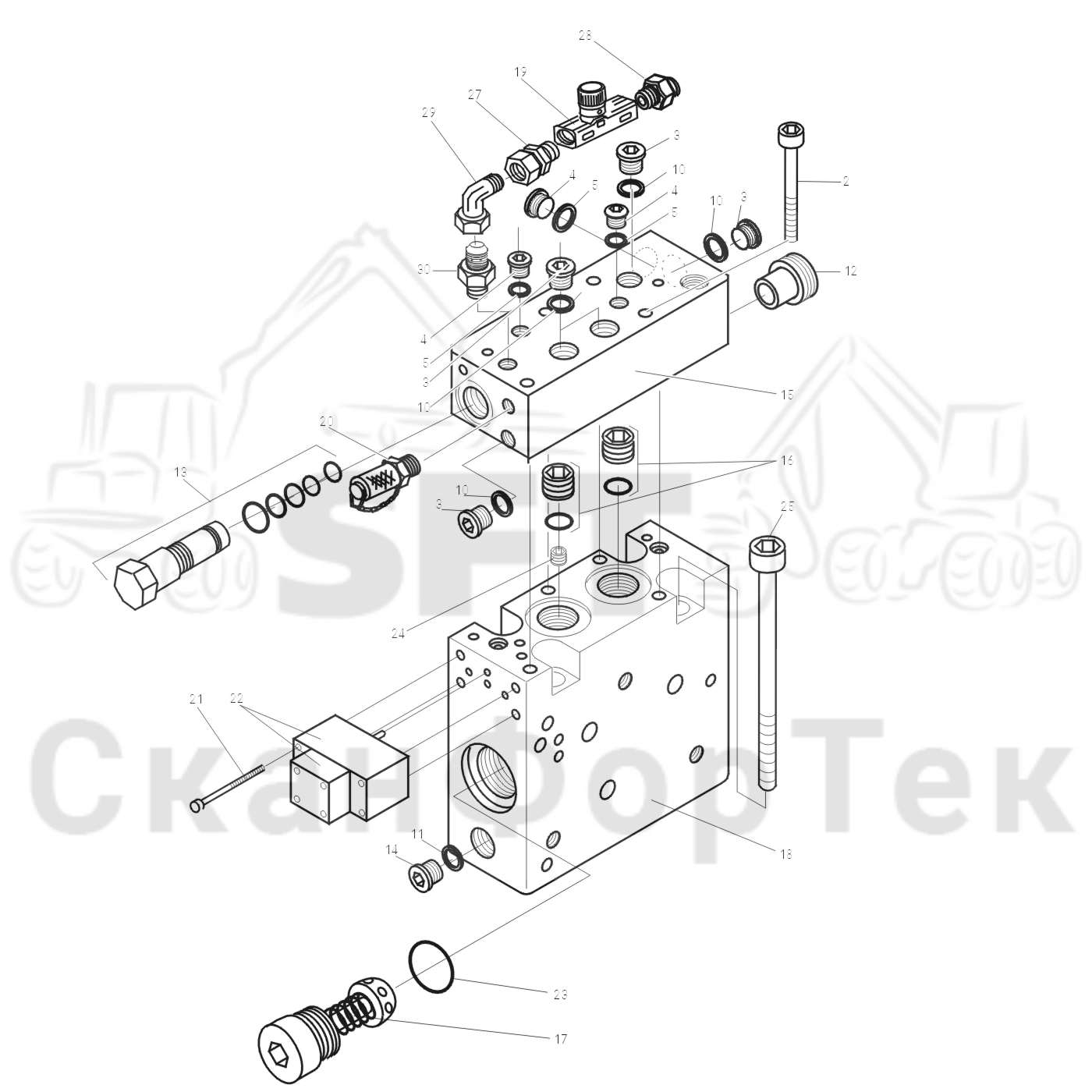 Схема: Впускной-выпускной клапан -33