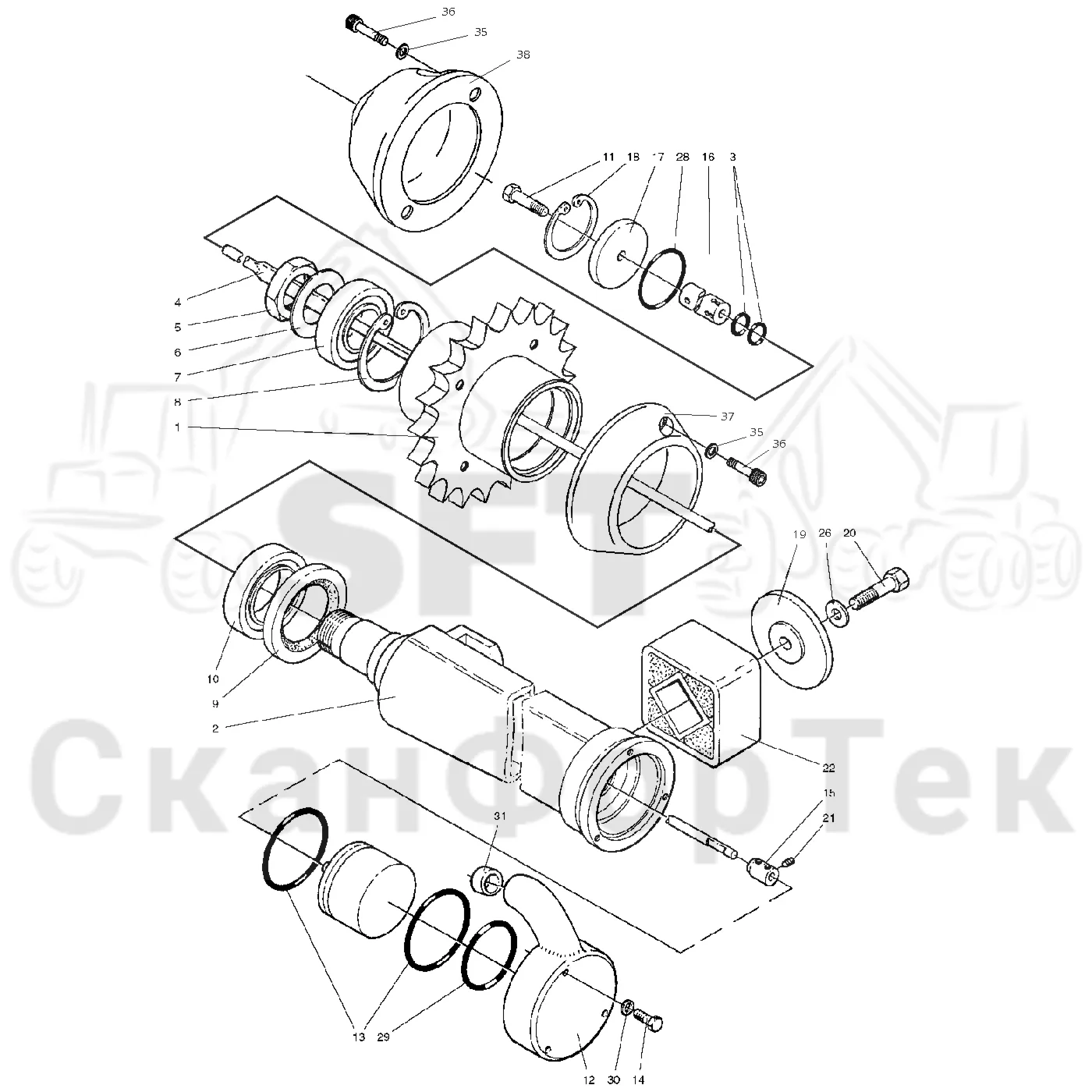 Схема: Lenght measuring, steel wheel