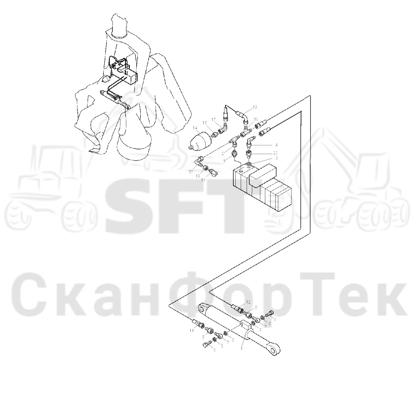 Схема: Подающие ролики открыть/закрыть -33