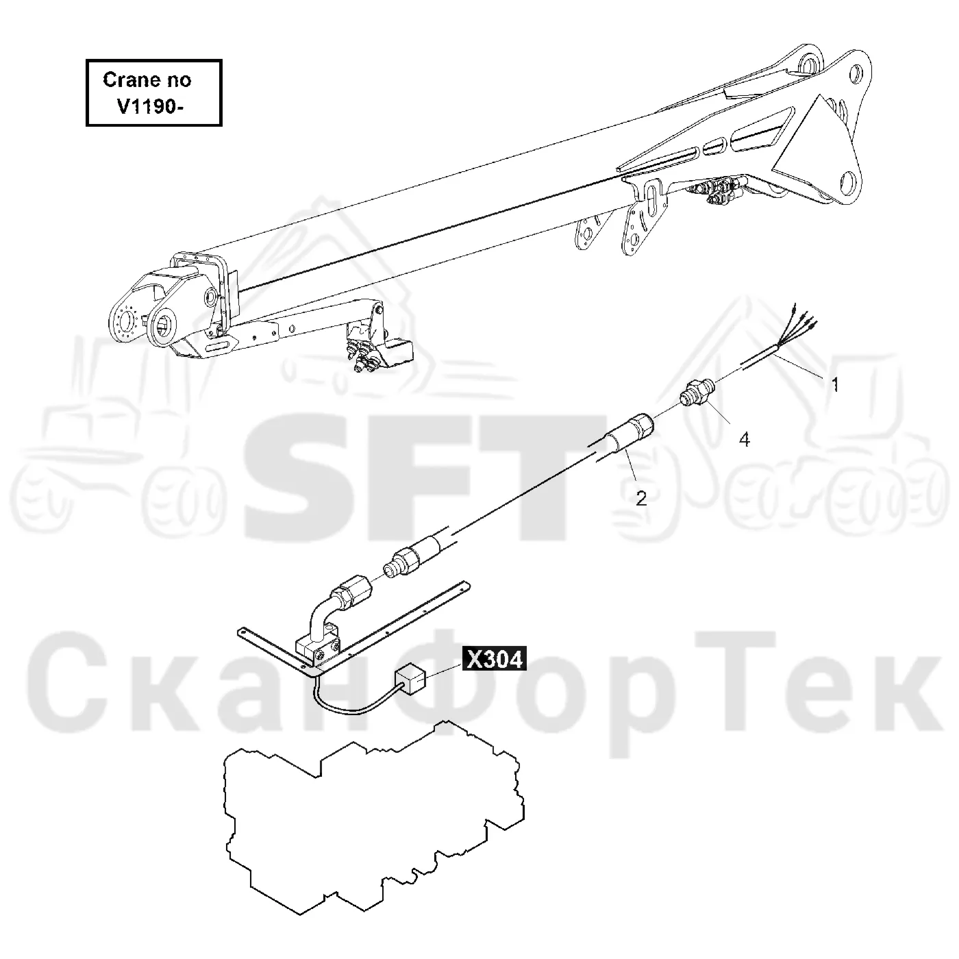 Схема: Crane-head CRH 15/18 electric