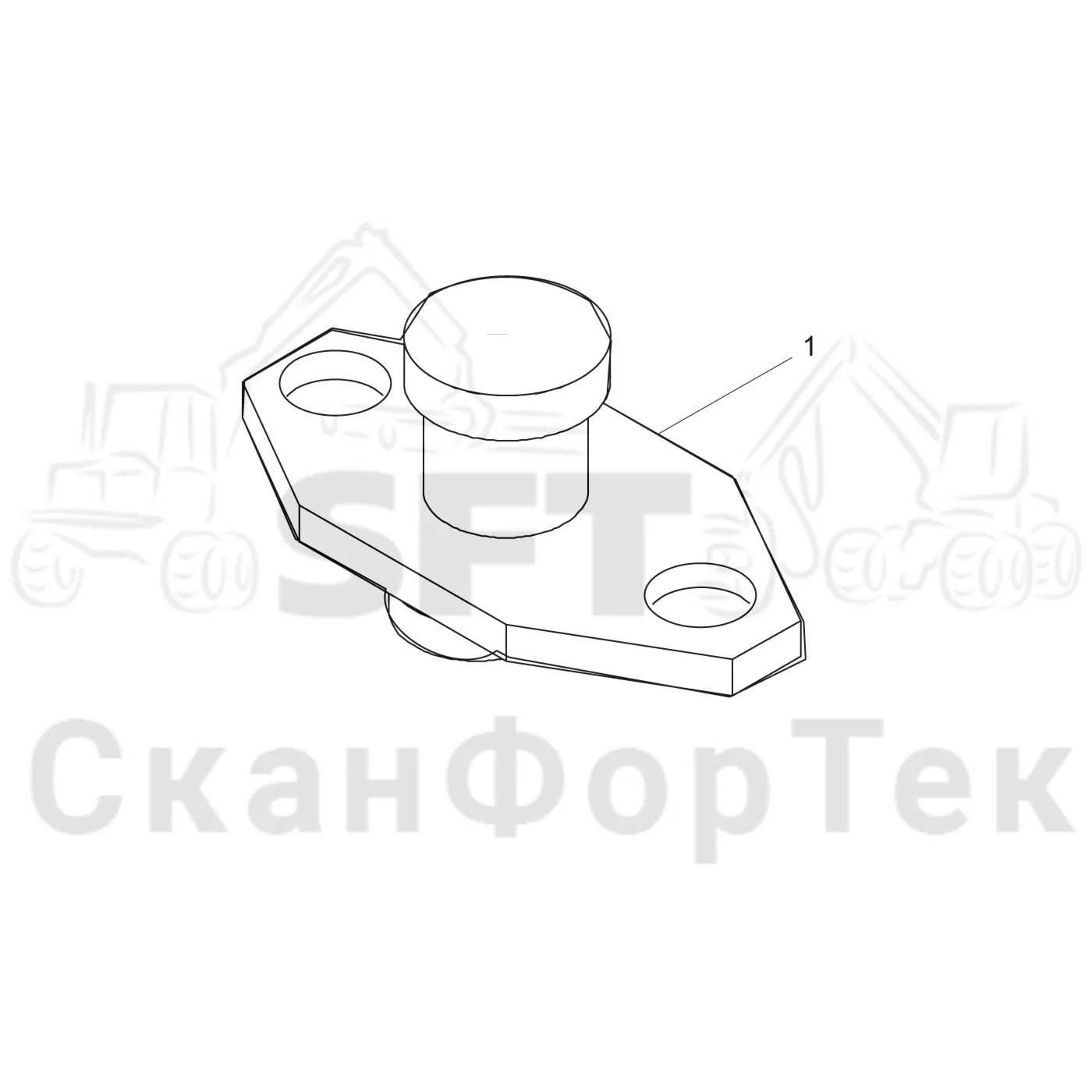 Схема: Направление хода ножного выключателя
