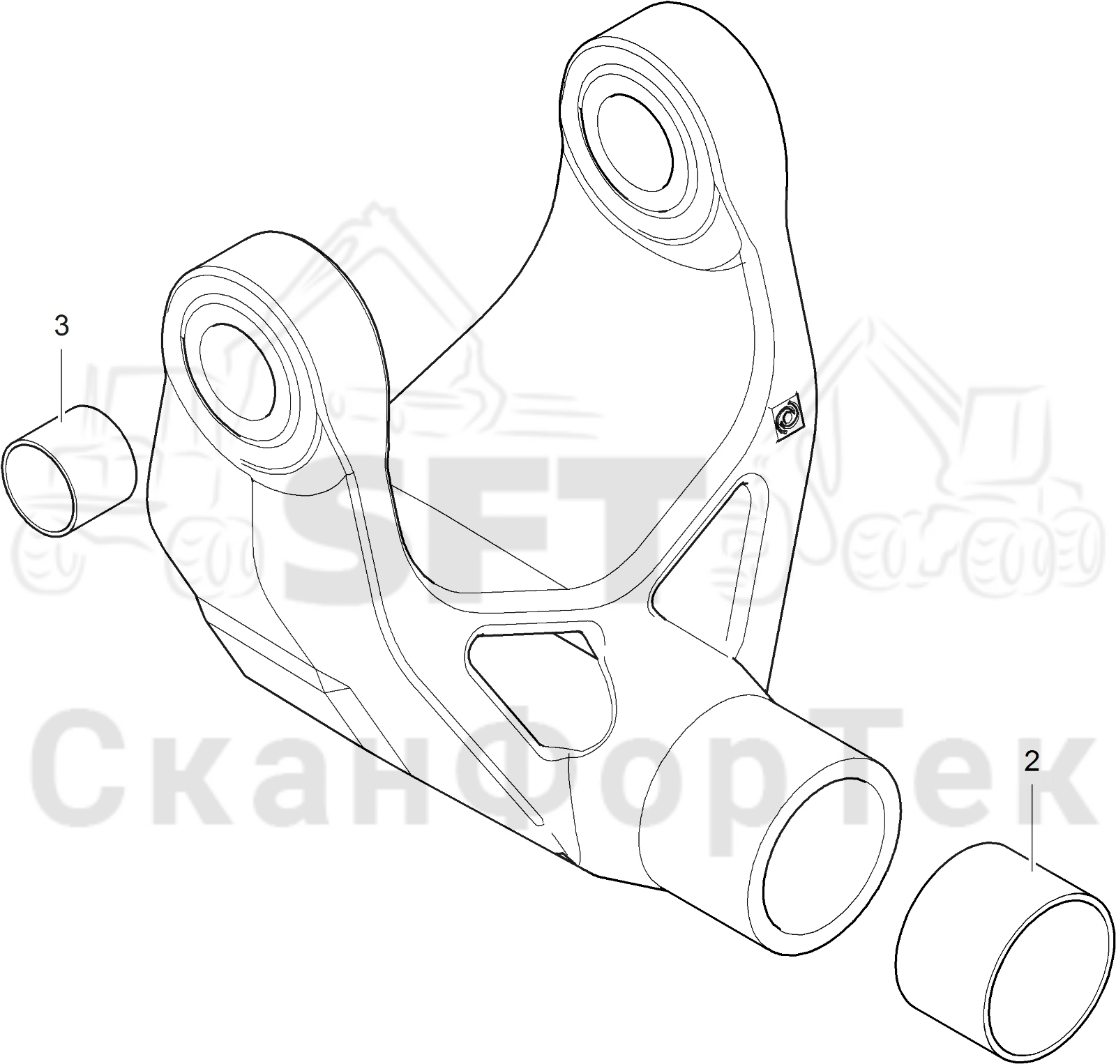 Схема: Тяга