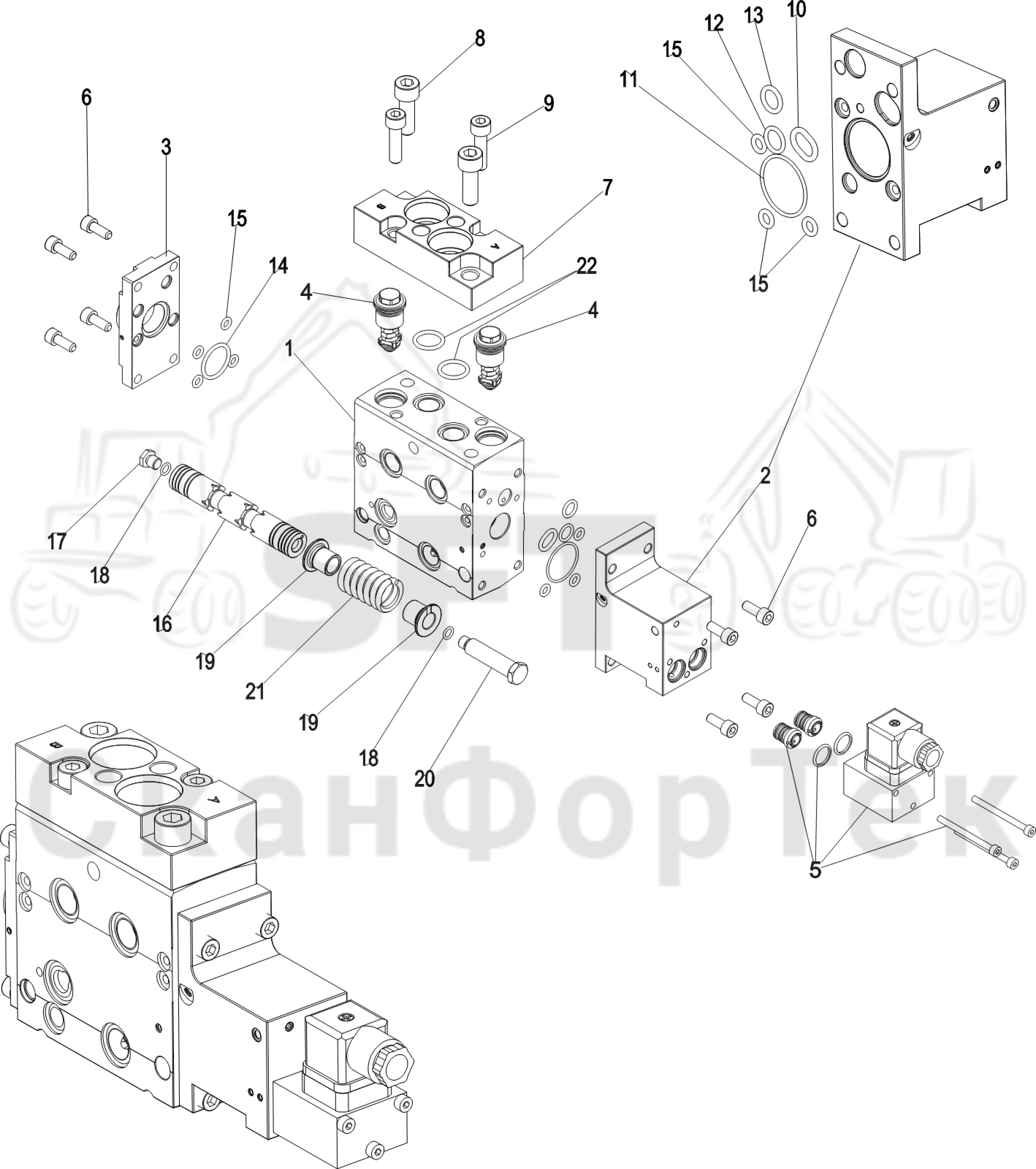 Схема: Клапан 4,​ питающий Правый 1124024286-