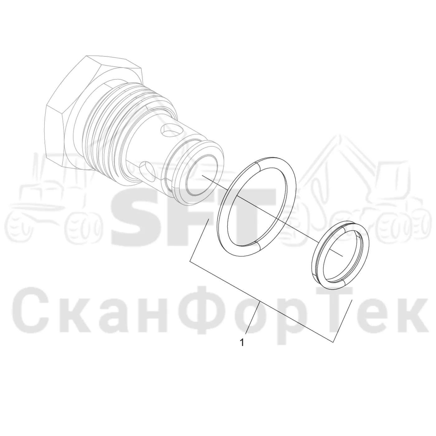 Схема: Обратный клапан,​ запчасти