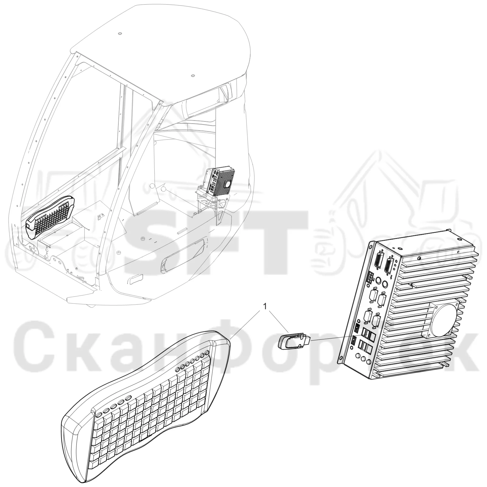 Схема: Клавиатура PC X30