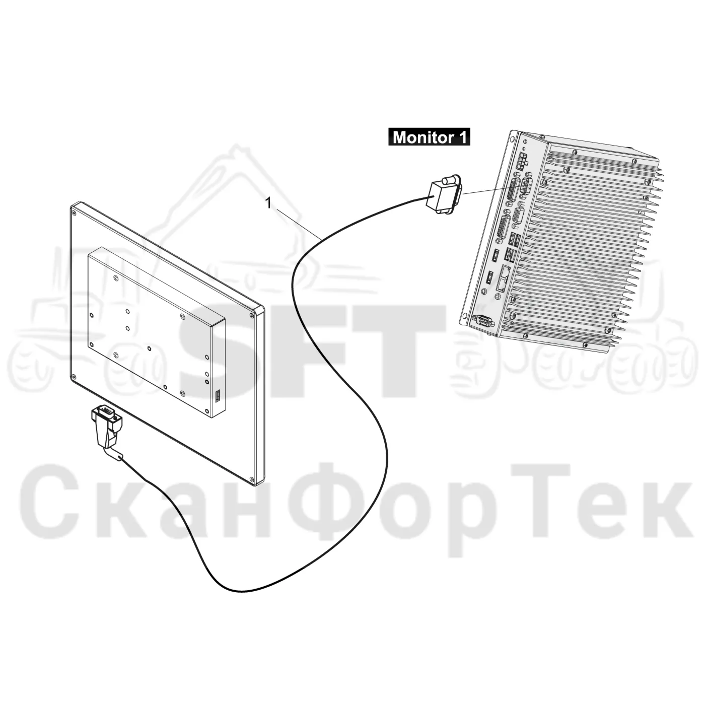 Схема: Кабель LVDS