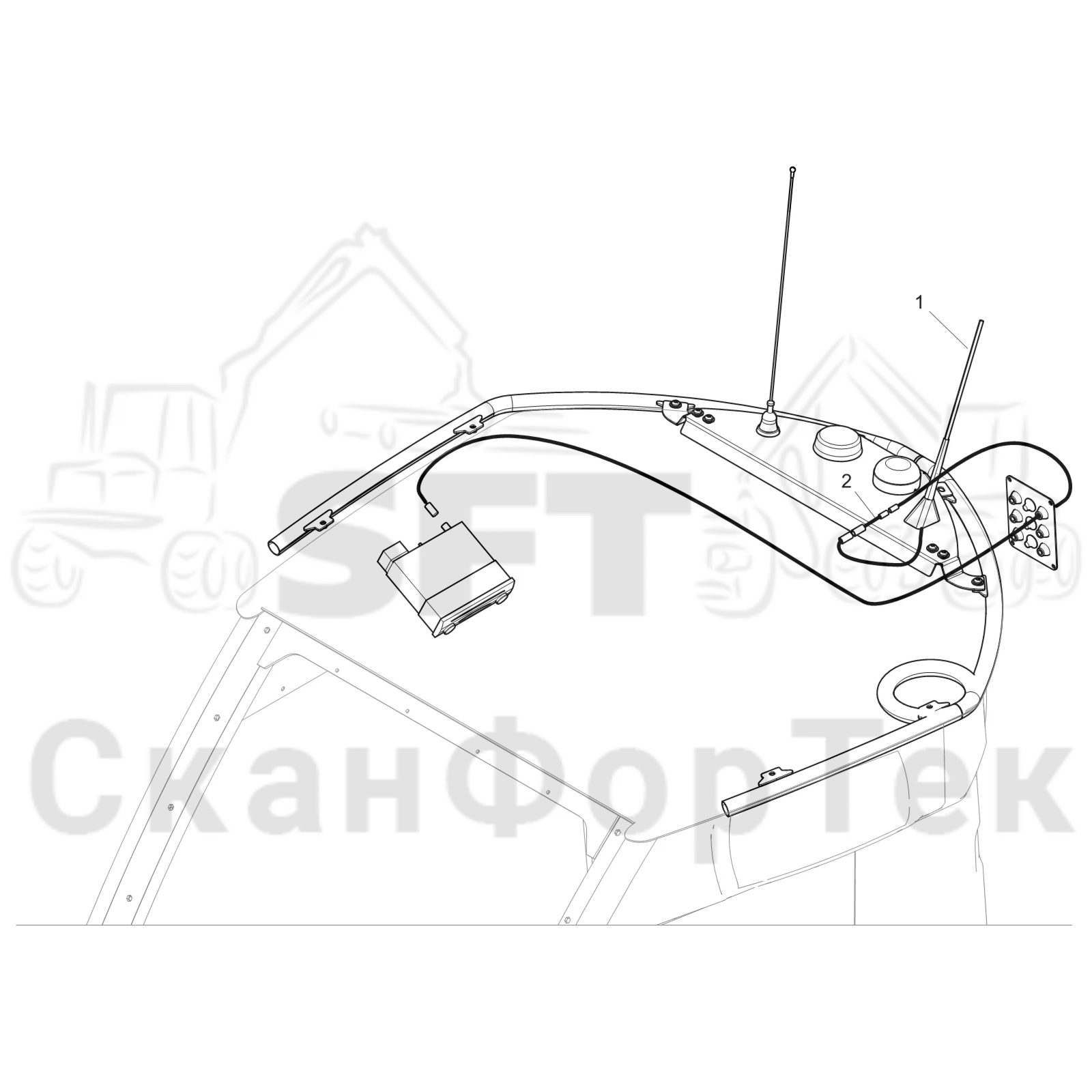 Схема: Антенна  9110062581-