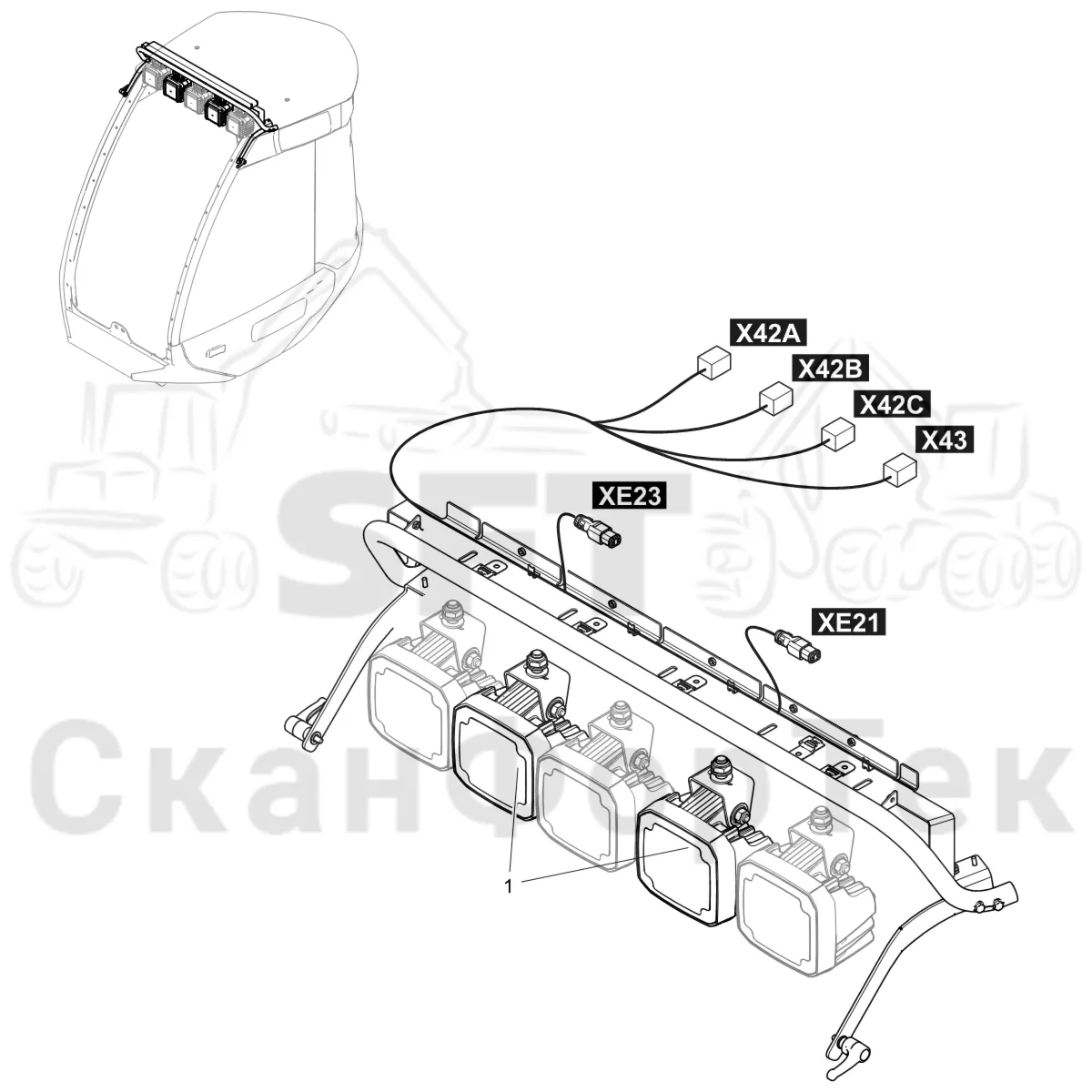 Схема: Flood light LED