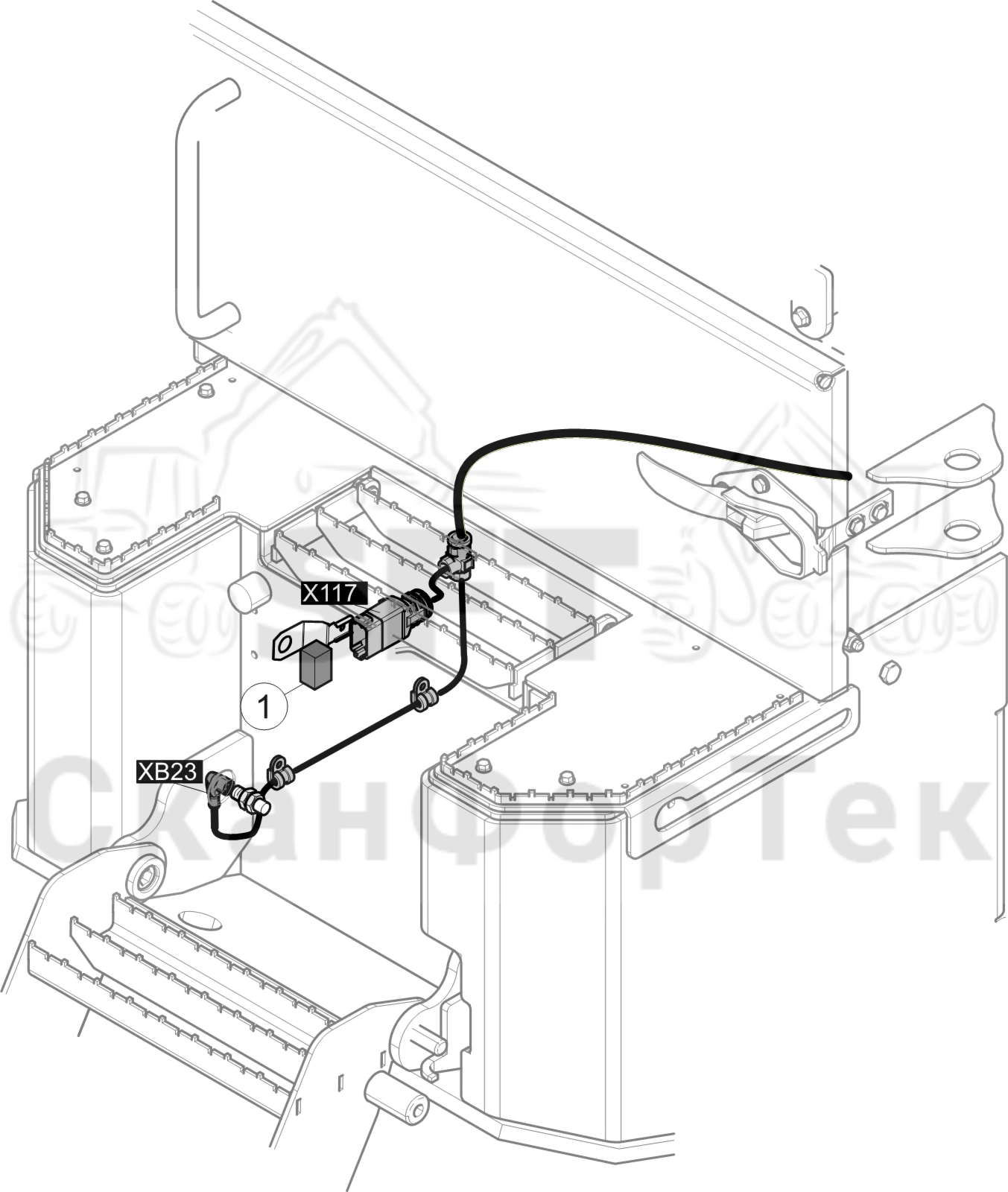 Схема: Комплект электрооборудования,​ standard · Комплект электрооборудования