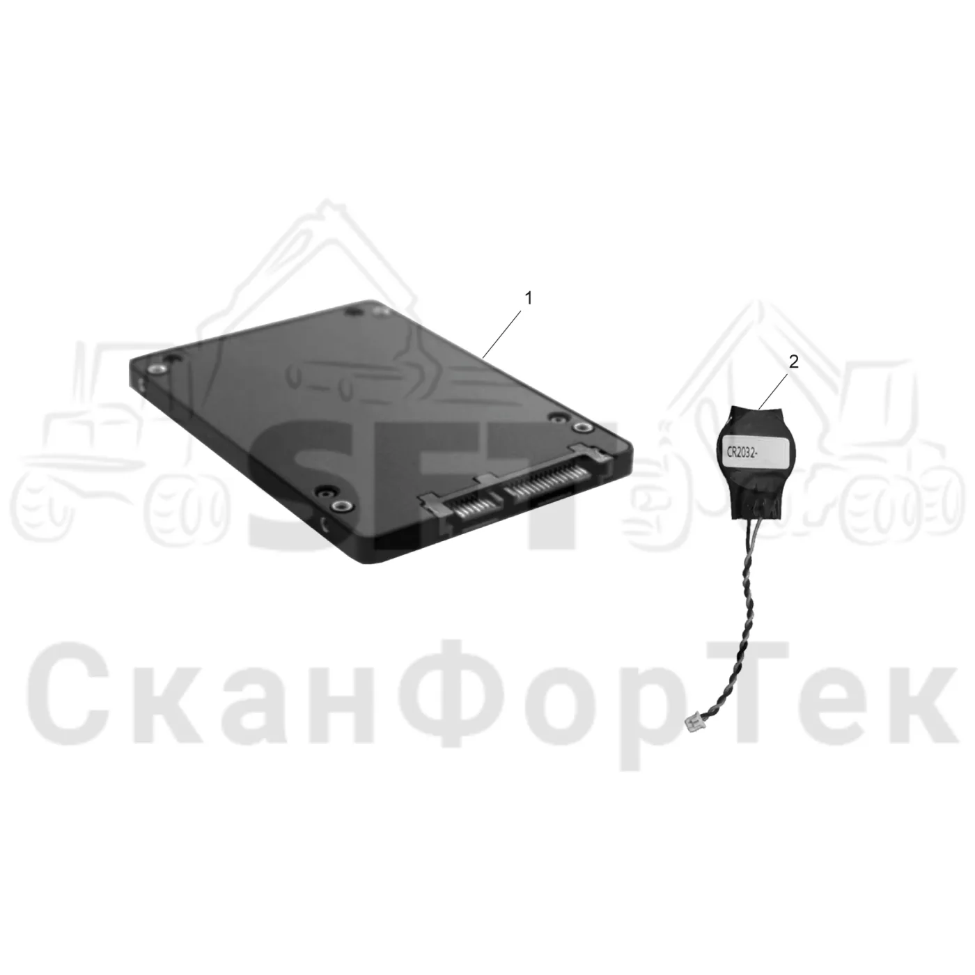 Схема: Электрический набор PC X40  8251000401-