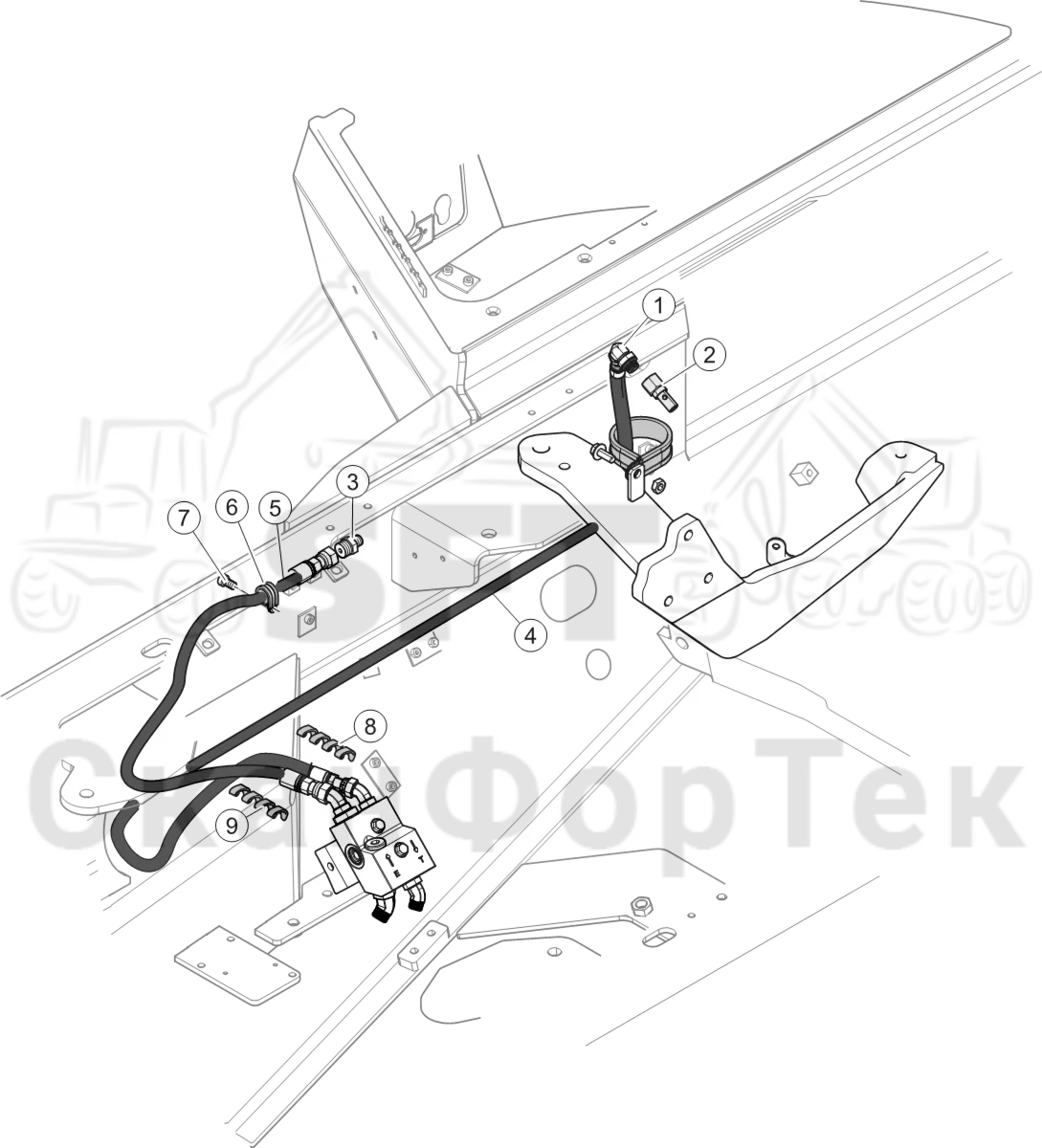 Схема: Топливная система