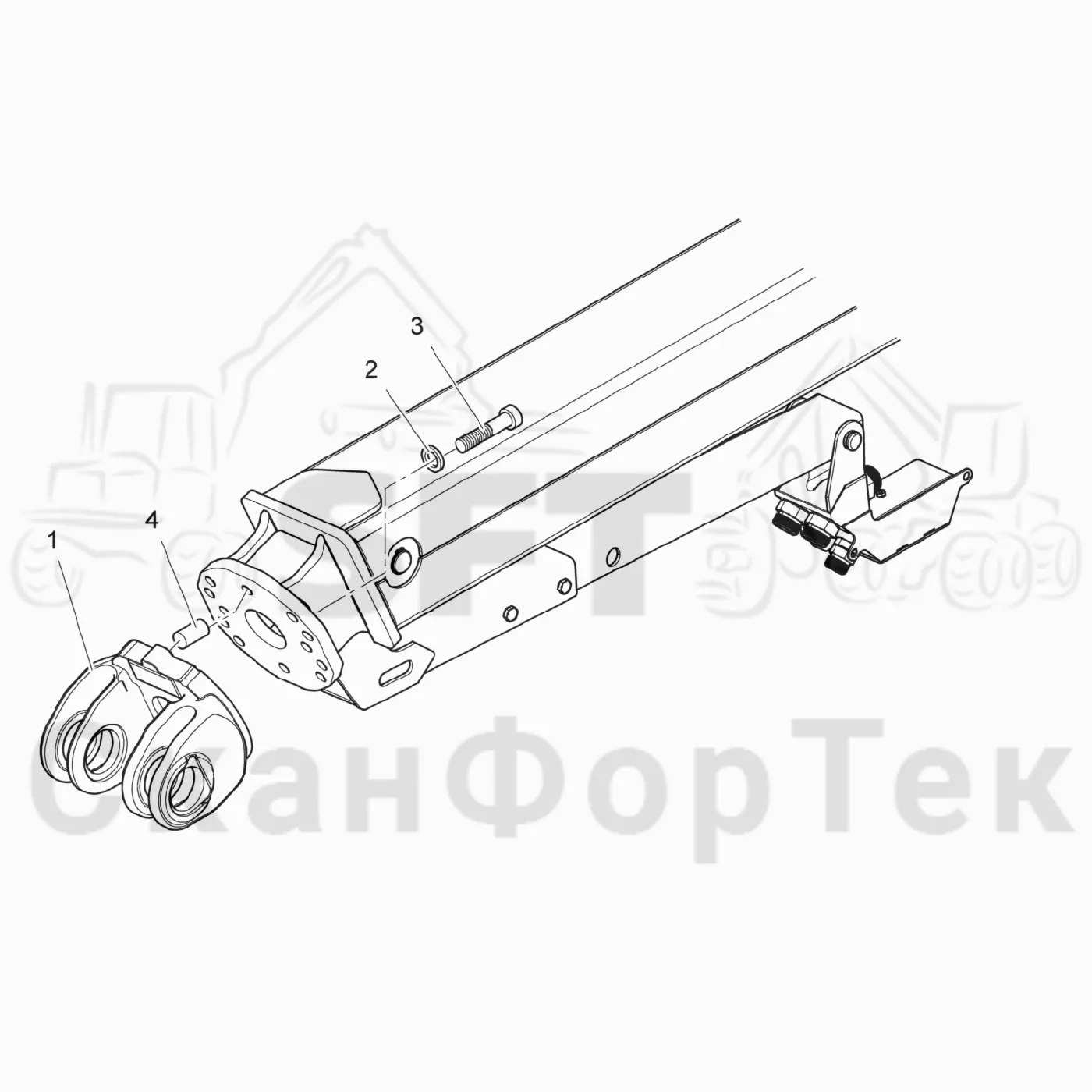 Схема: Mounting kit CRH 22