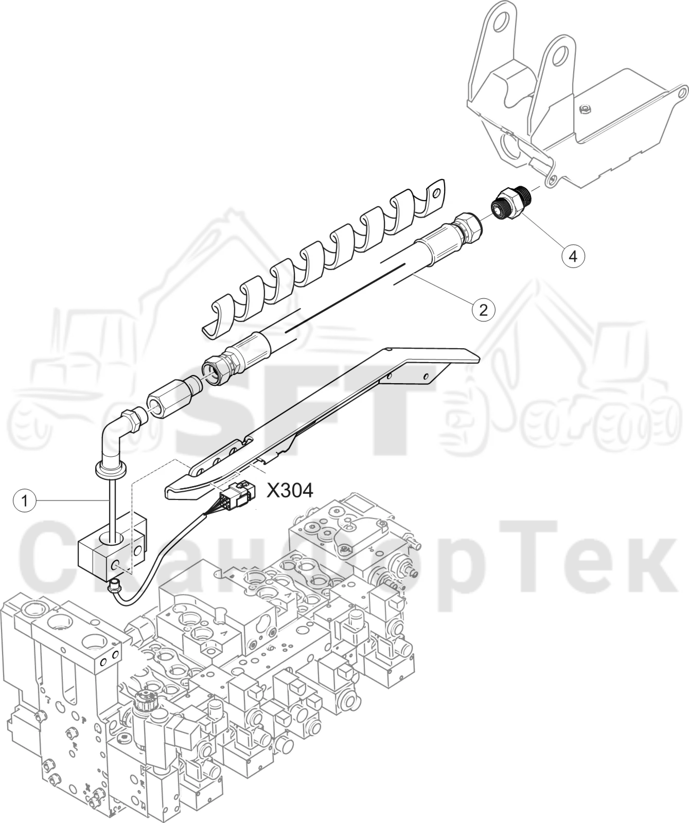 Схема: Crane-head electric CRH 18- 22/230H-270H/ORFS