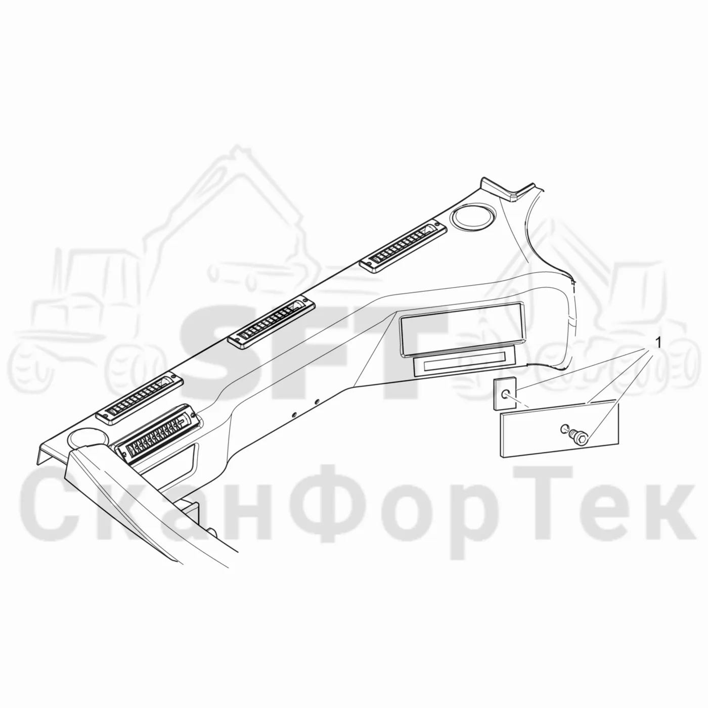 Схема: Стыковая накладка