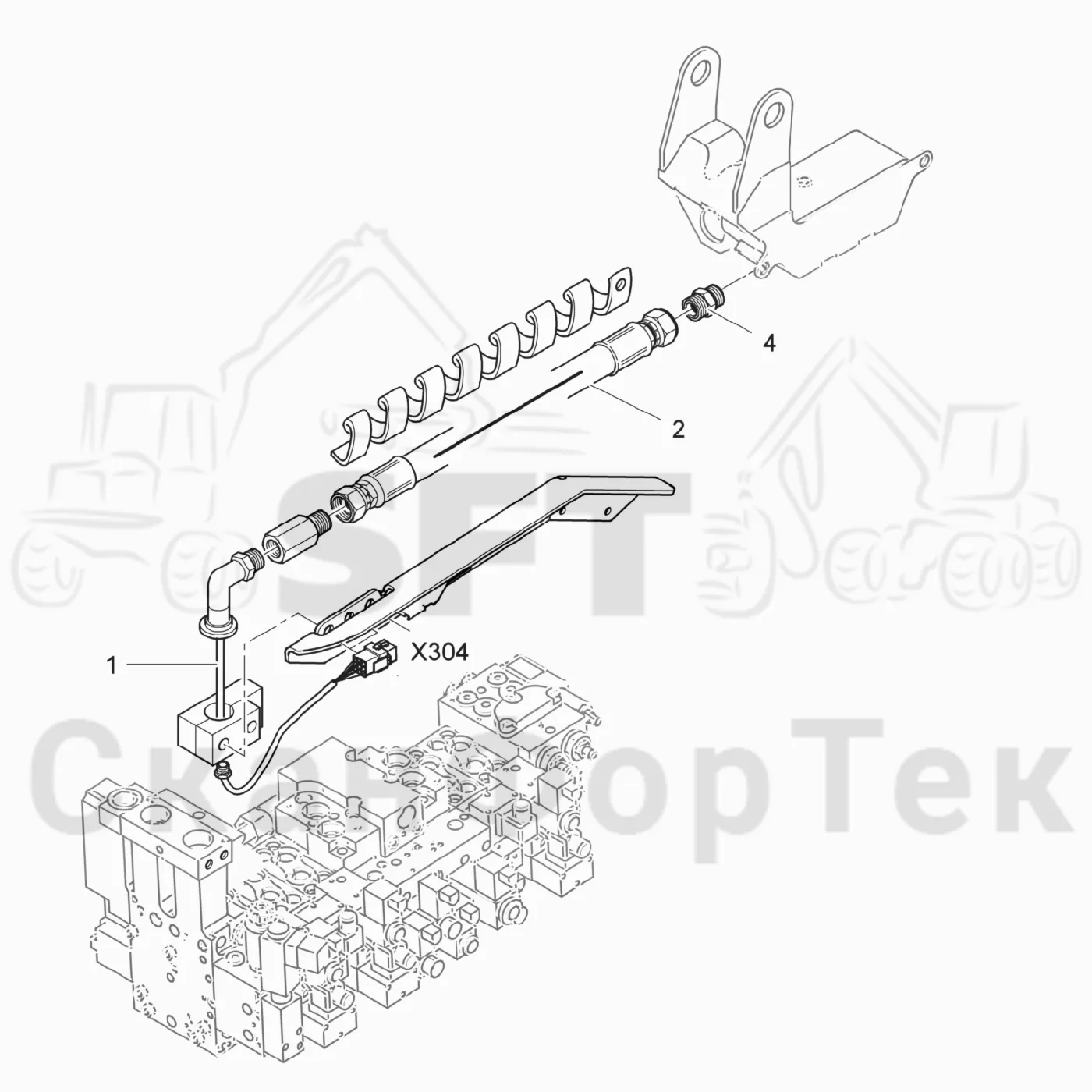 Схема: Crane-head electric CRH 18 .3 JIC