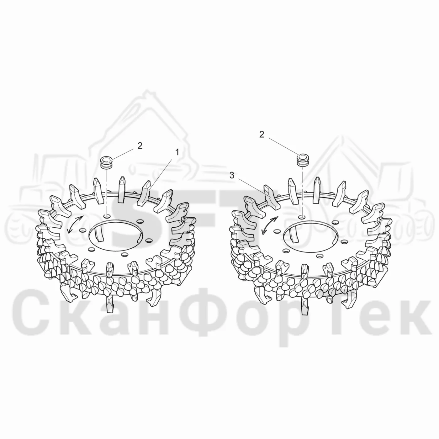 Схема: Подающий ролик VFR 6541