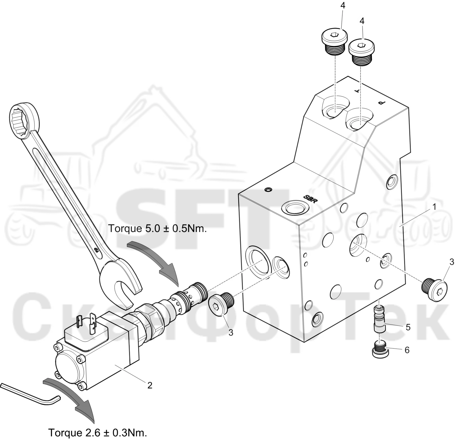 Схема: Центральная секция