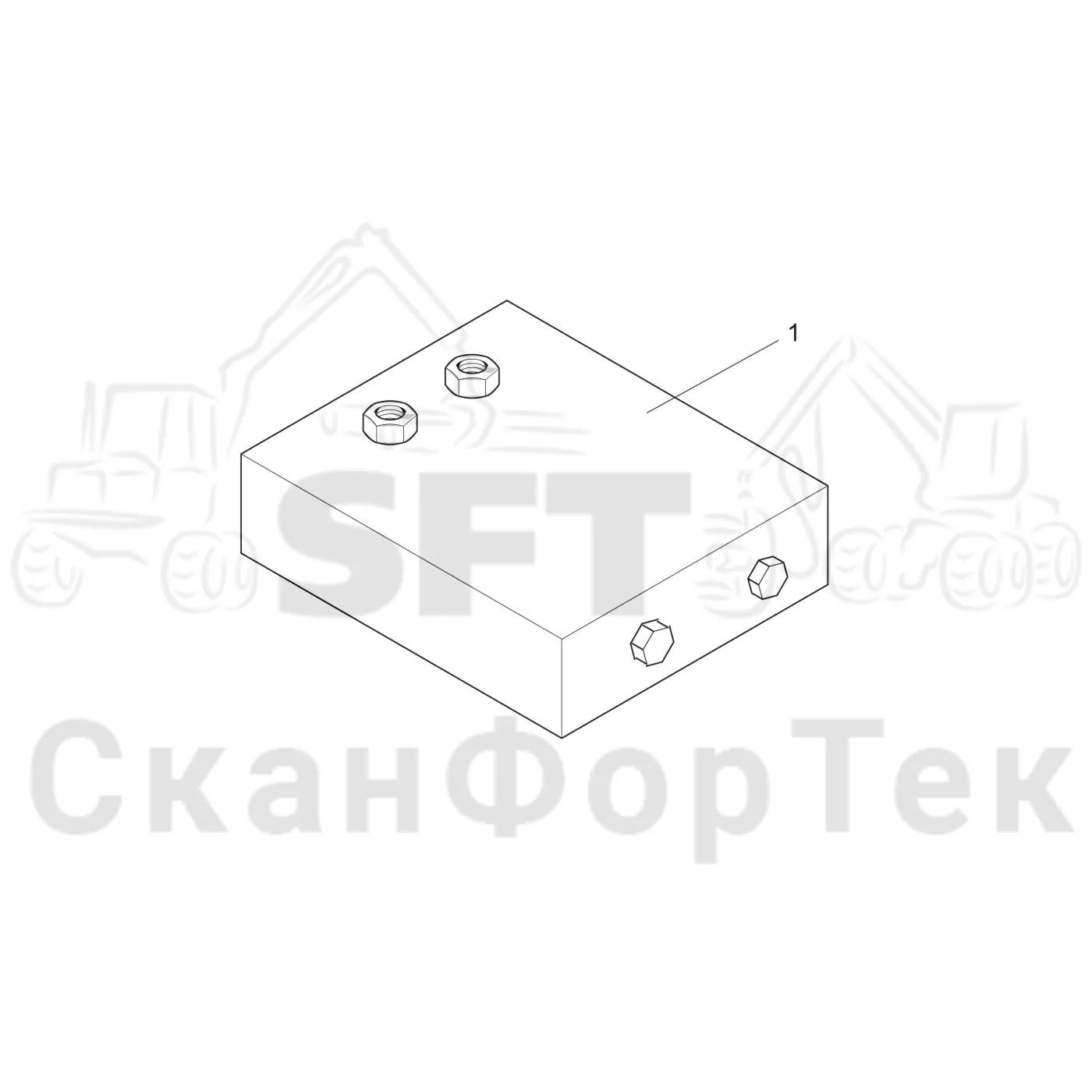 Схема: Смазка Поворотная платформа