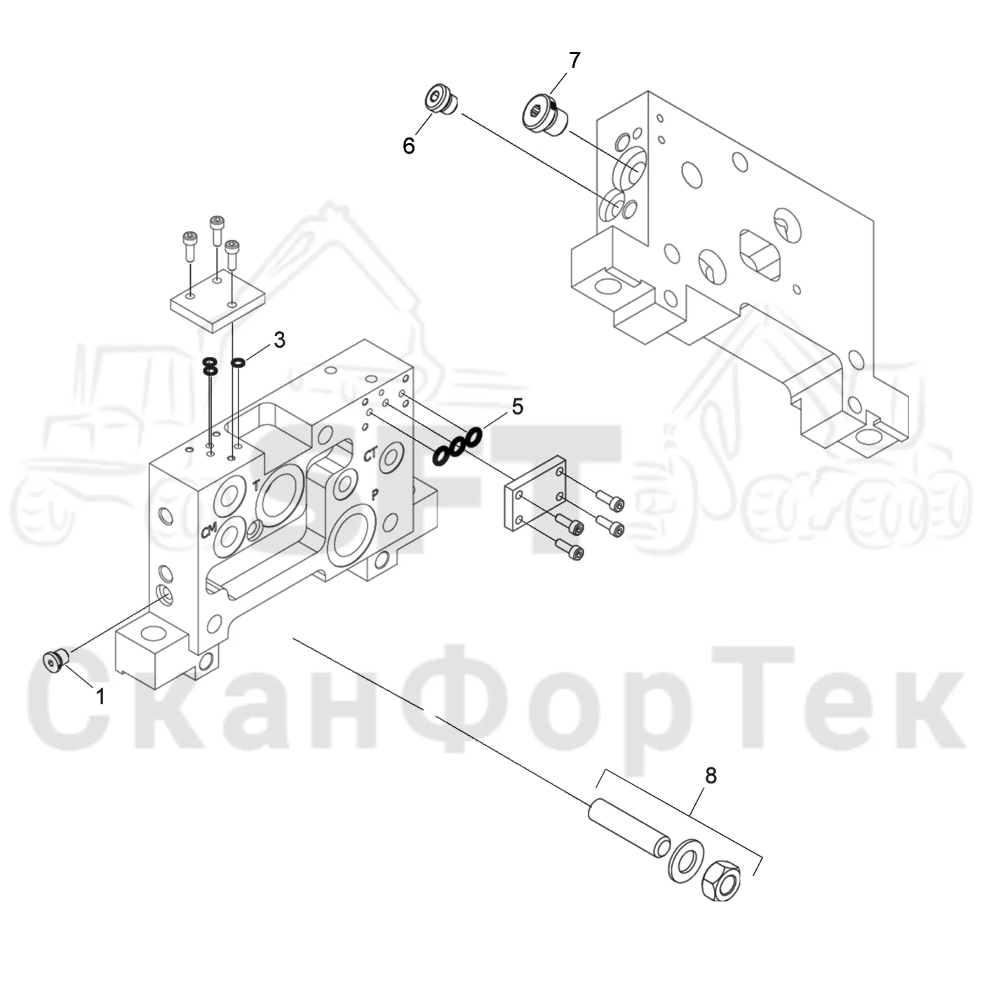 Схема: Торцевая секция L90