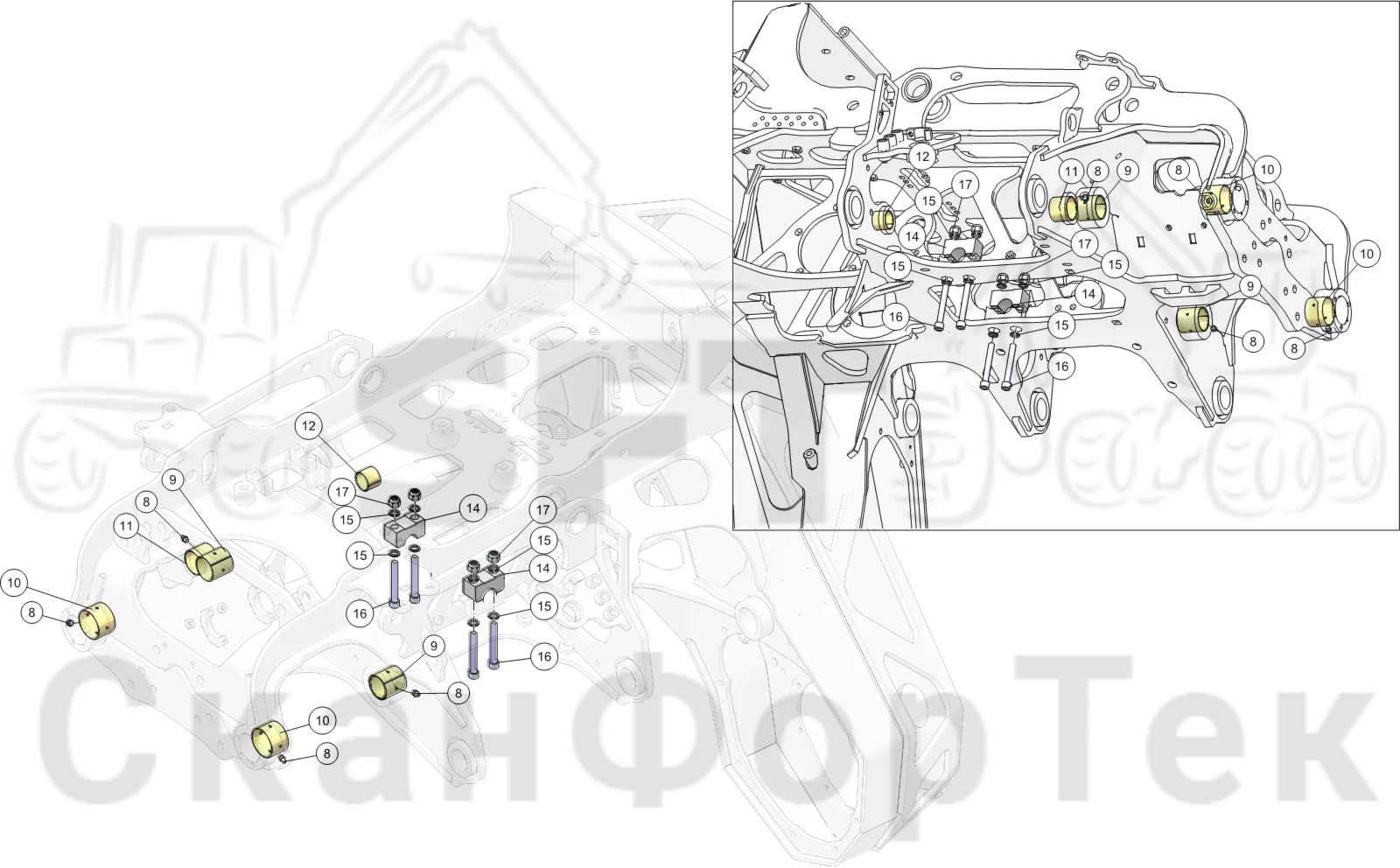 Схема: Корпус