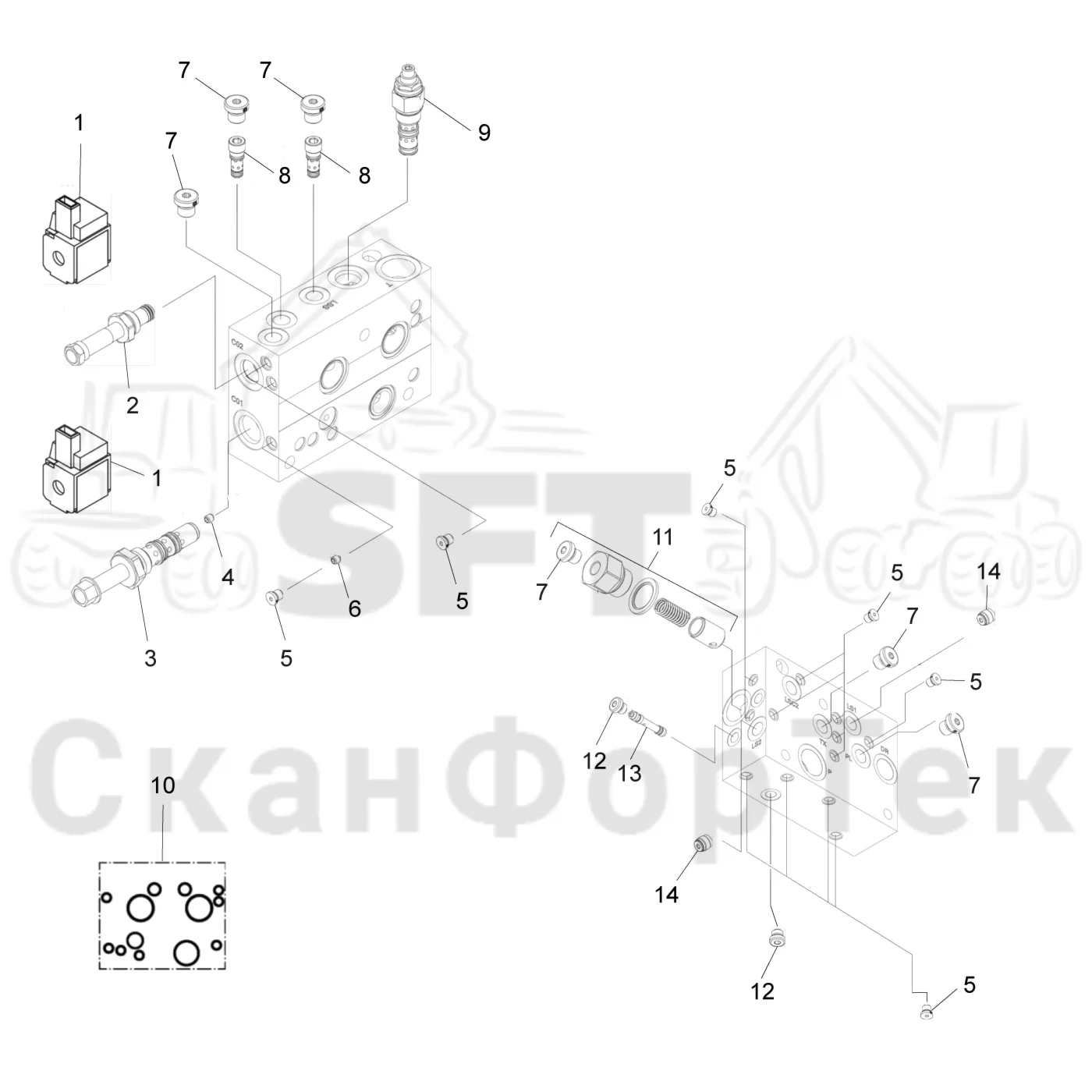 Схема: Впускной L90LS