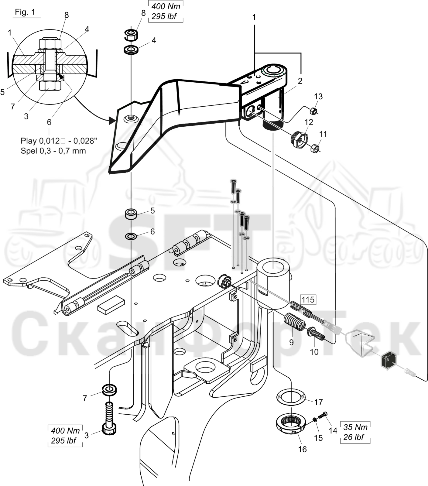 Схема: Верхний сучкорезный нож 3172019055-