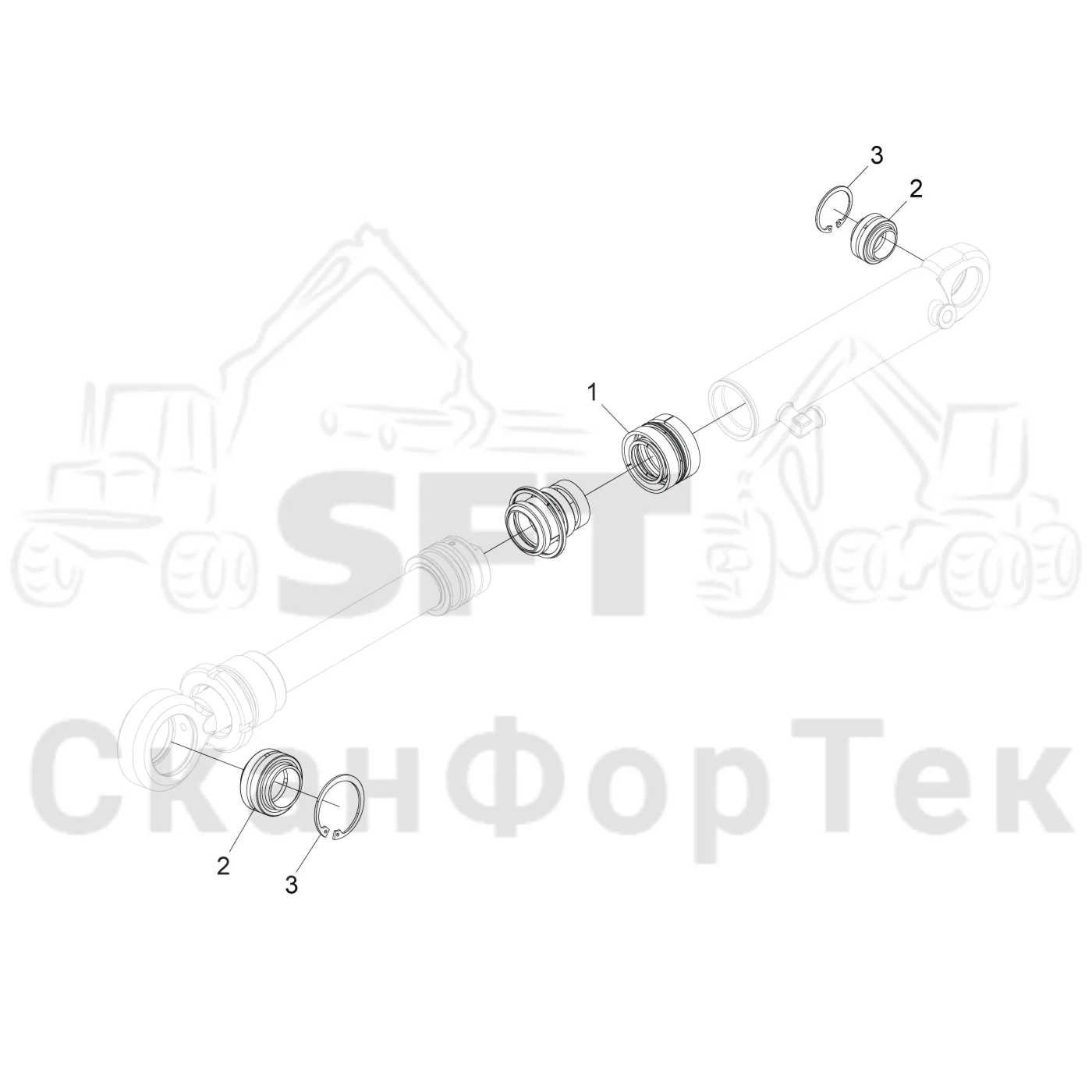 Схема: Передние сучкорезные ножи 3162122102-