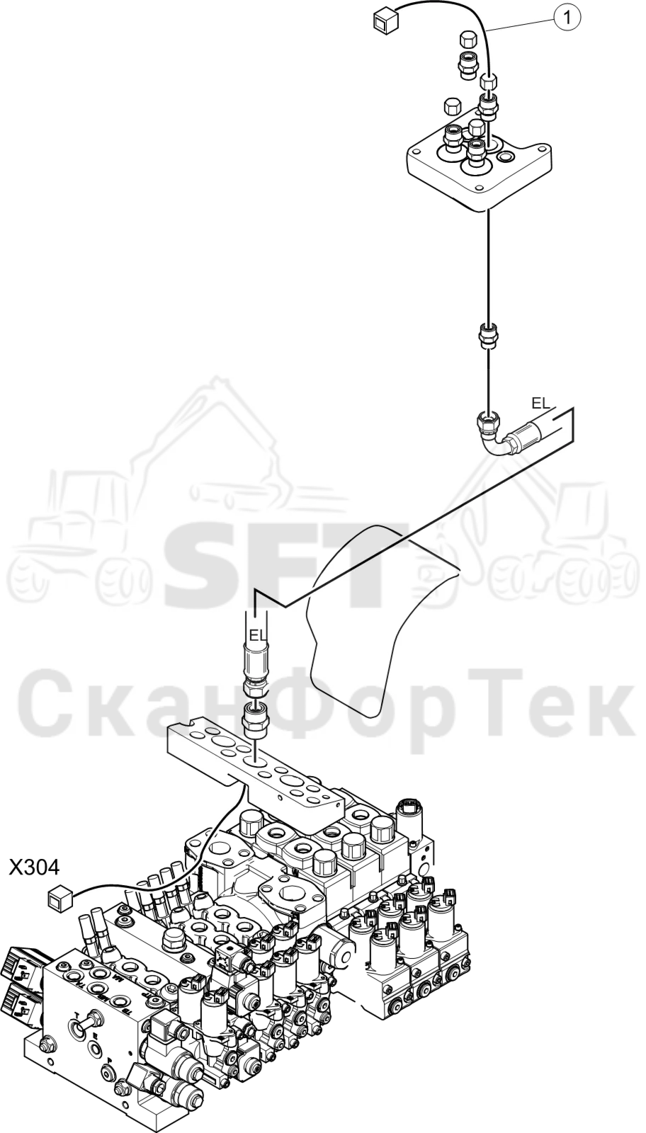 Схема: Crane-head electric 1202121091-