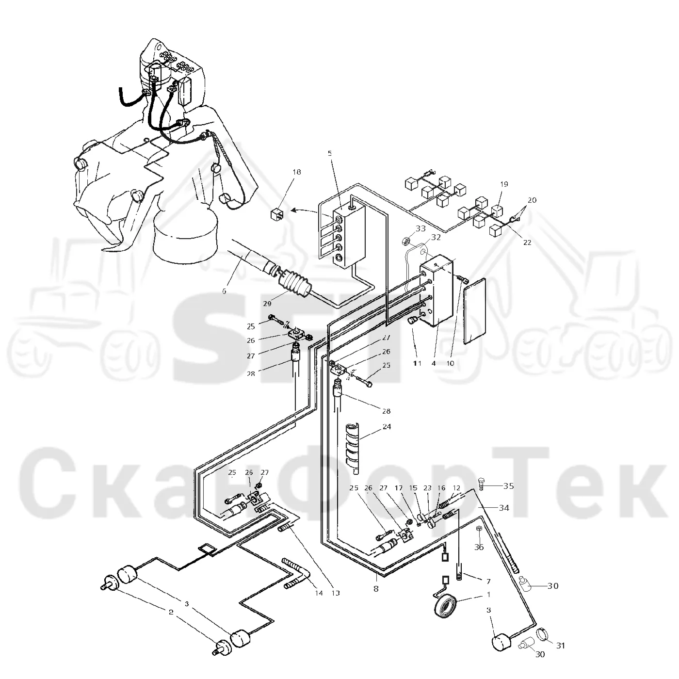 Схема: Electric kit CRH Old
