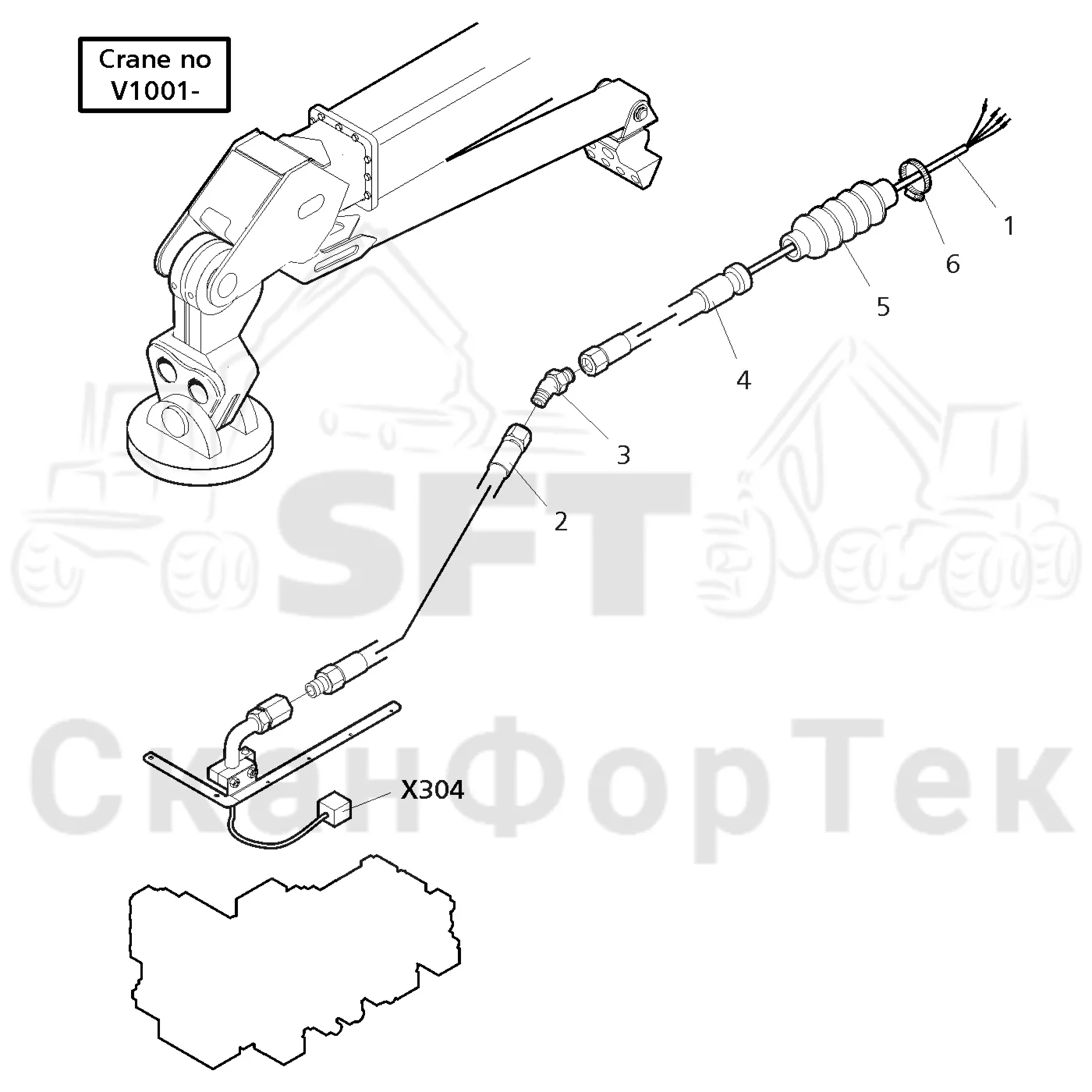 Схема: Crane-head CRH 18 electric 11501-
