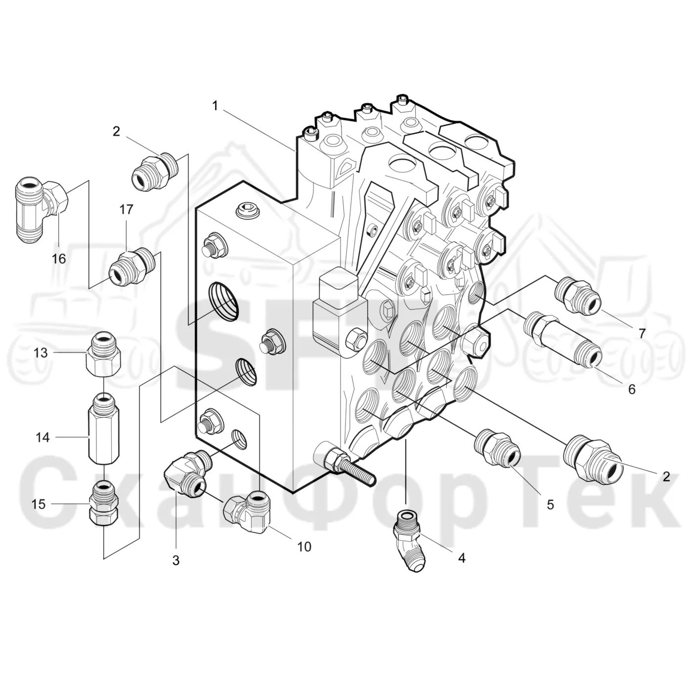 Схема: Chassis valve 3524-