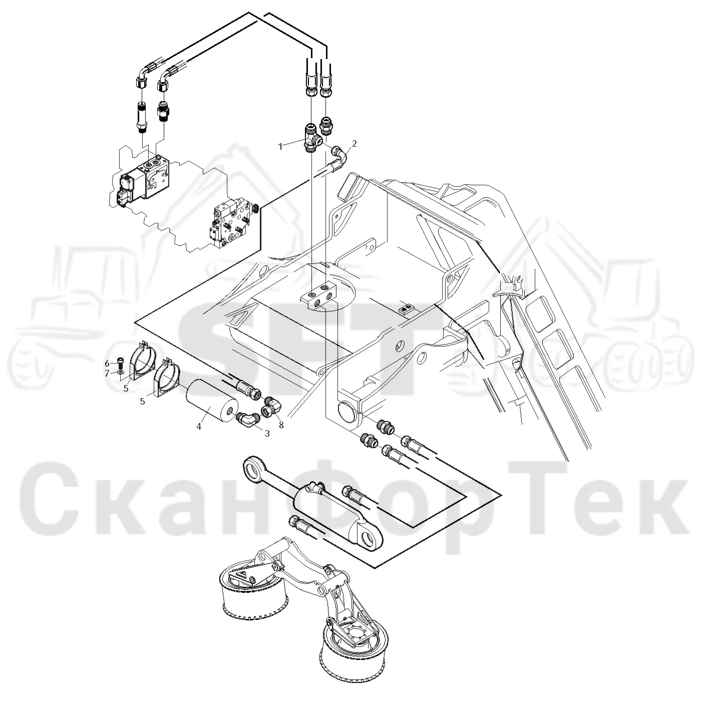 Схема: Accumulator active lifter