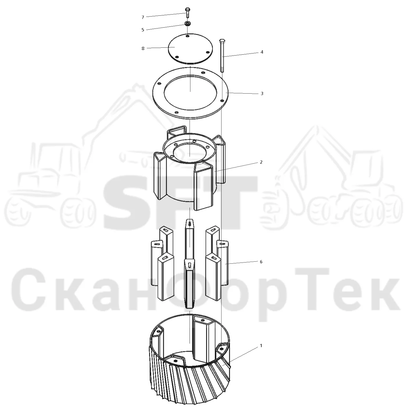 Схема: Feedrollers, steel, spares