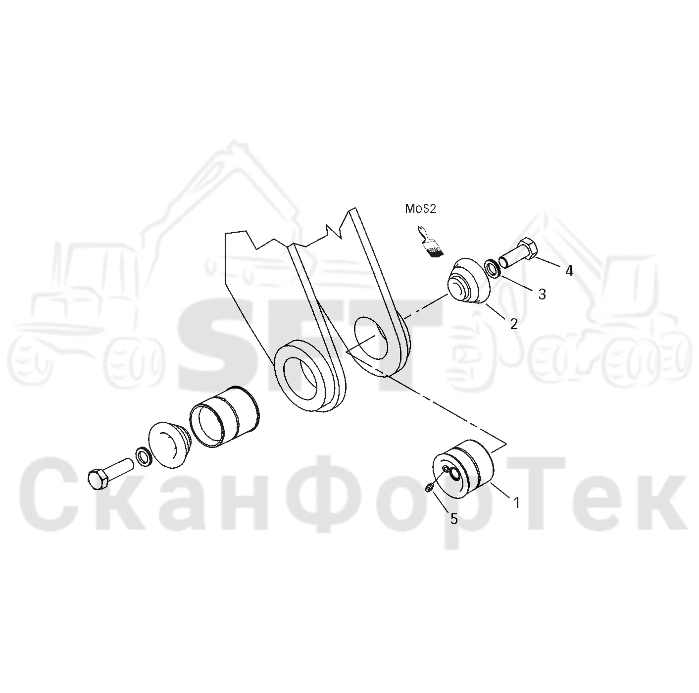 Схема: Набор для цапфы