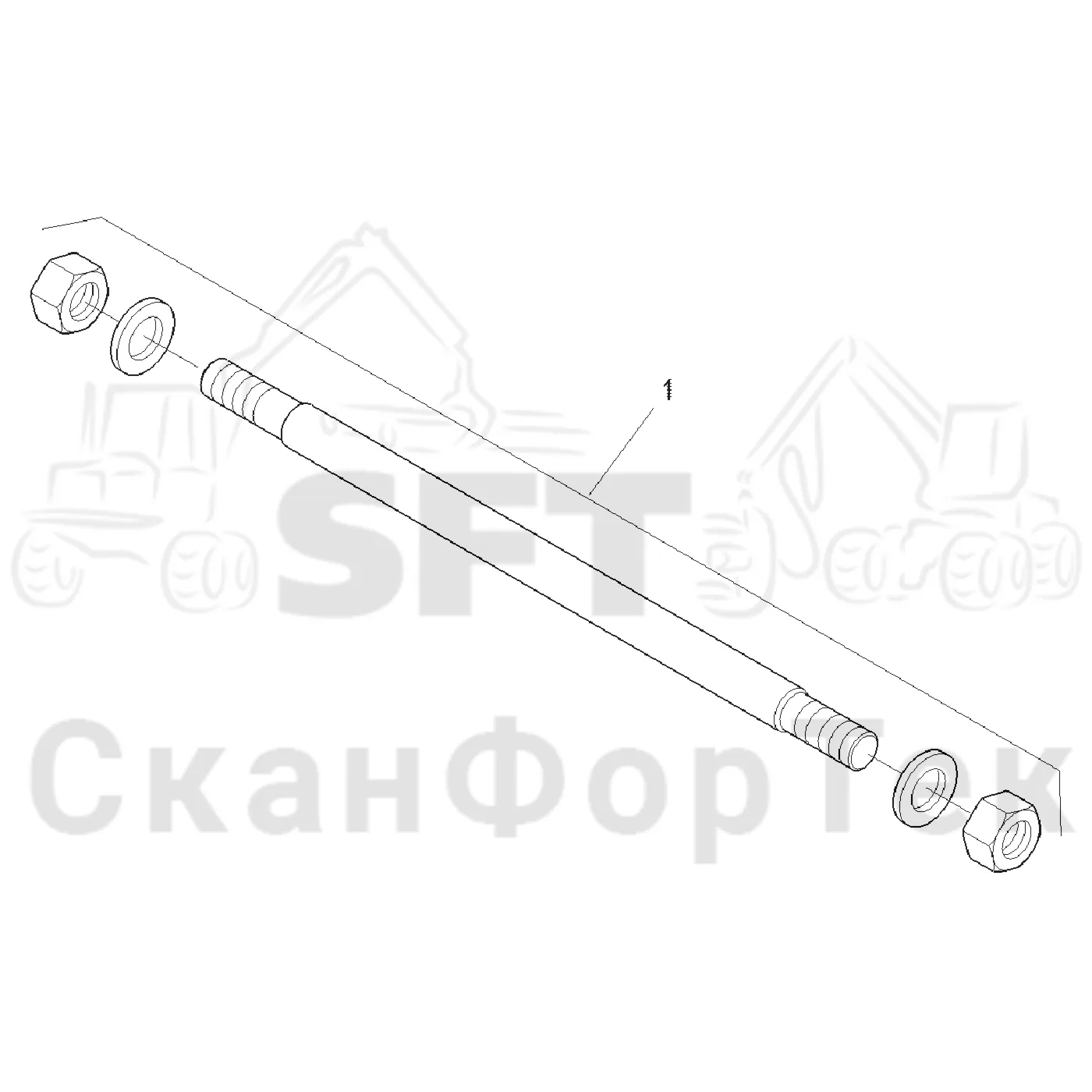 Схема: Комплект Главная тяга