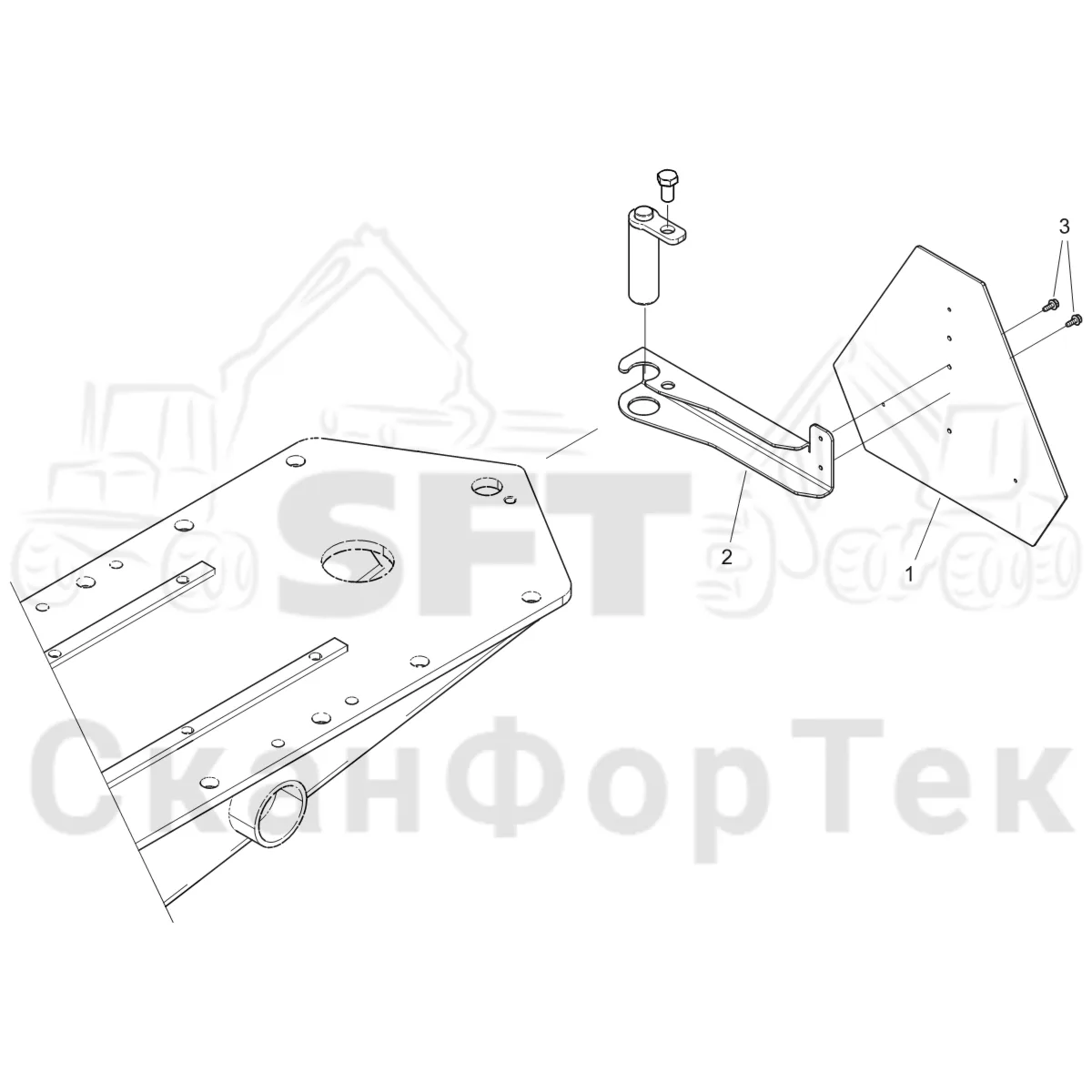 Схема: Треугольный знак аварийной остановки