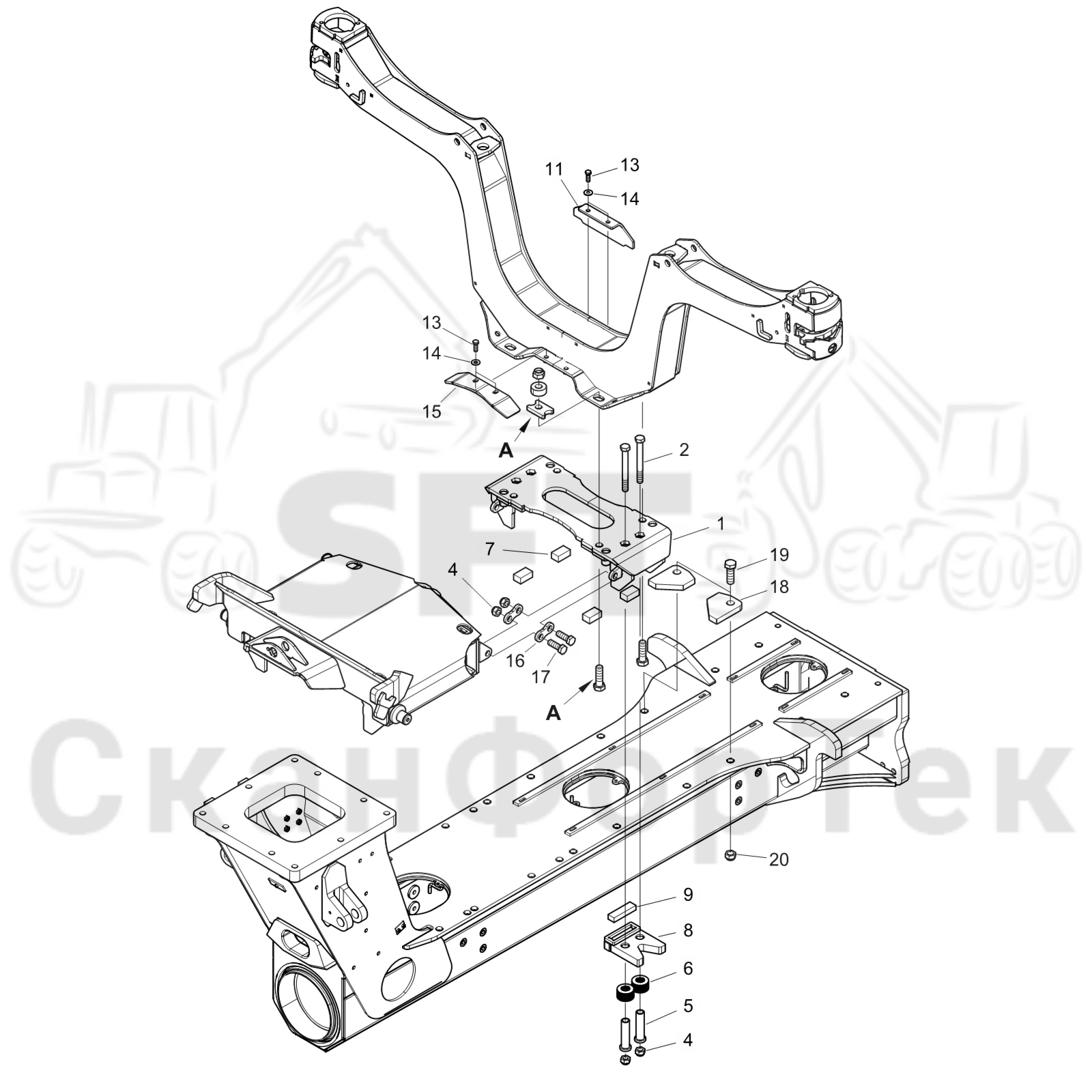 Схема: Коник