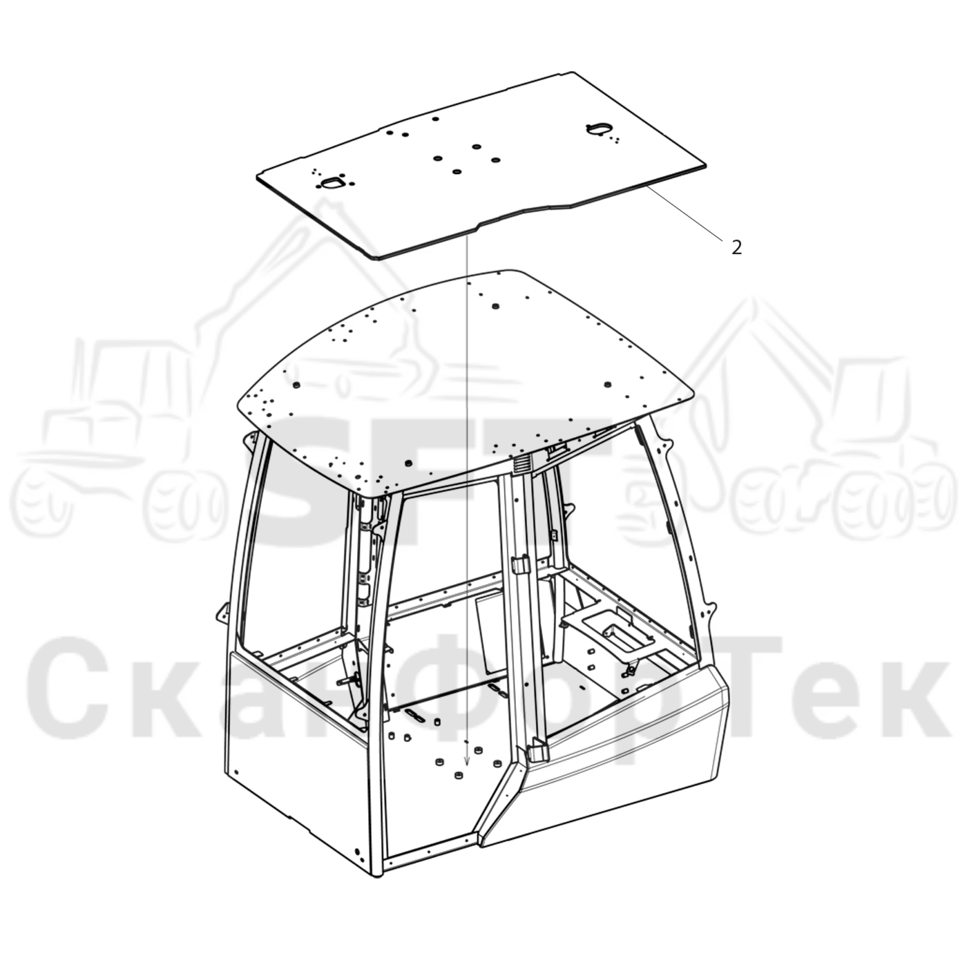 Схема: Напольный коврик