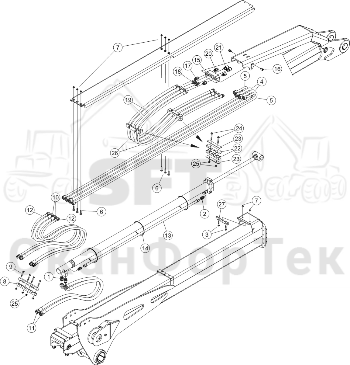 Схема: Трубы и шланги